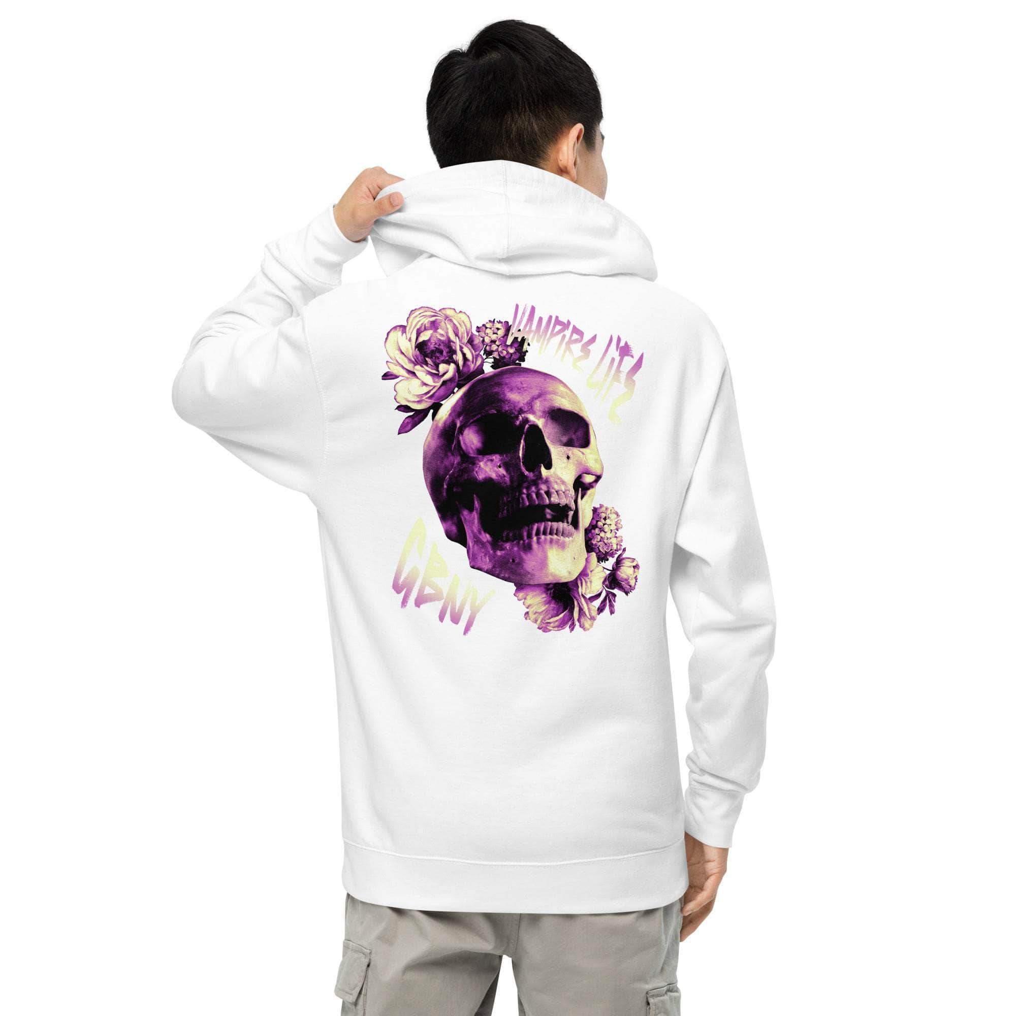 GBNY White / S Vamp Life X GBNY "Rising Skull" Hoodie - Men's 5396516_15632