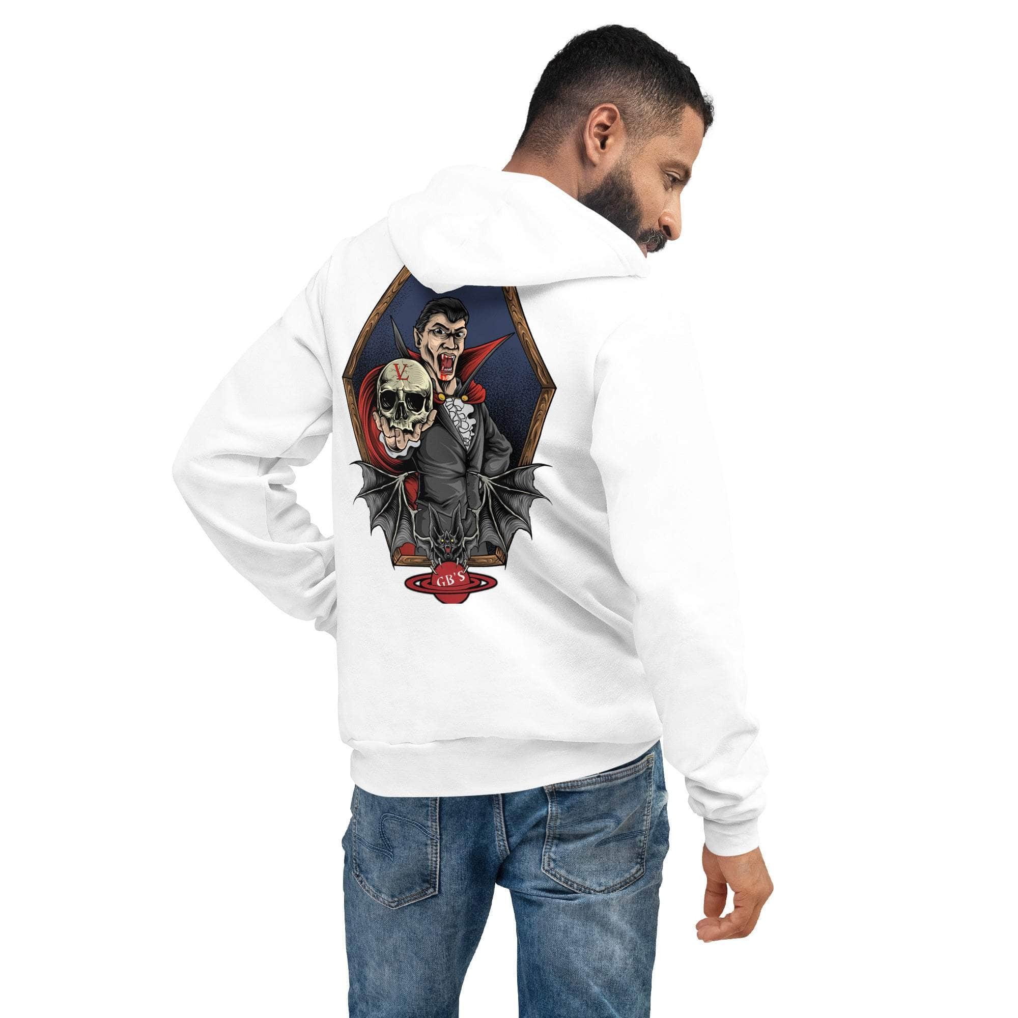 GBNY White / S Vamp Life X GBNY "Vampire bat" Super Soft Hoodie - Men's 6935256_9221