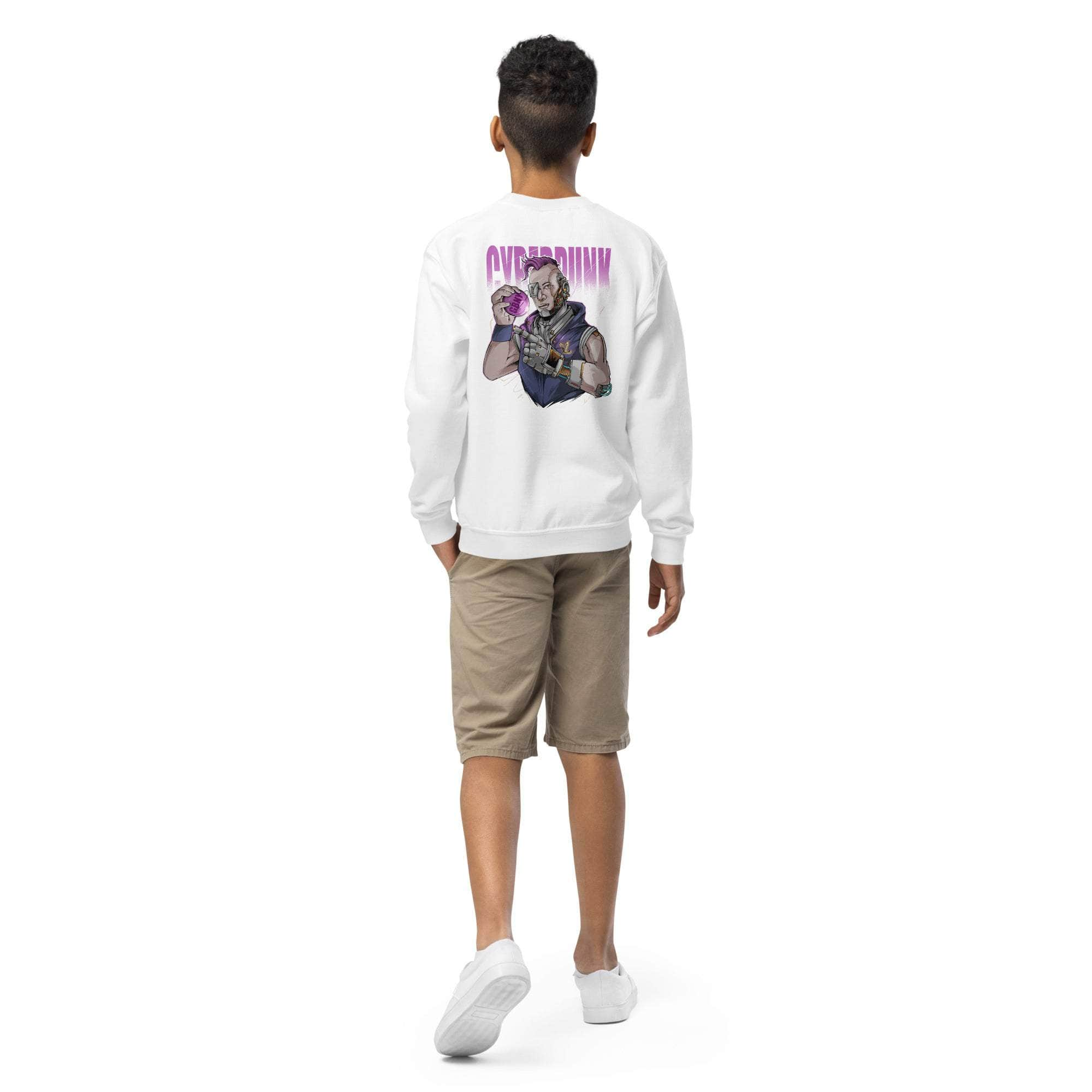 GBNY White / XS Vamp Life x GBNY Cyberpunk Sweatshirt - Kid's 7373009_16834