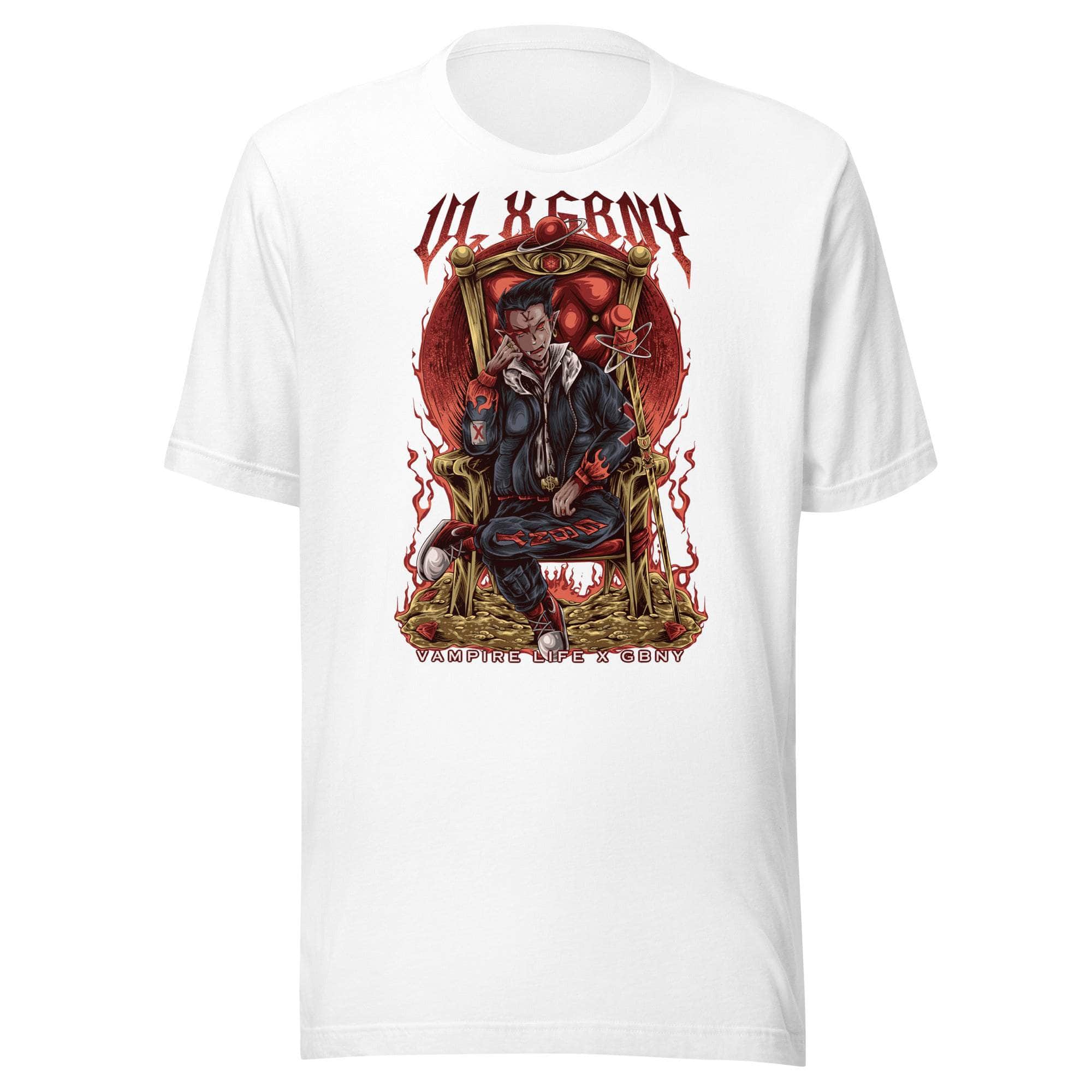 GBNY White / XS Vamp Life x GBNY Red Fire T-Shirt 3936936_9526