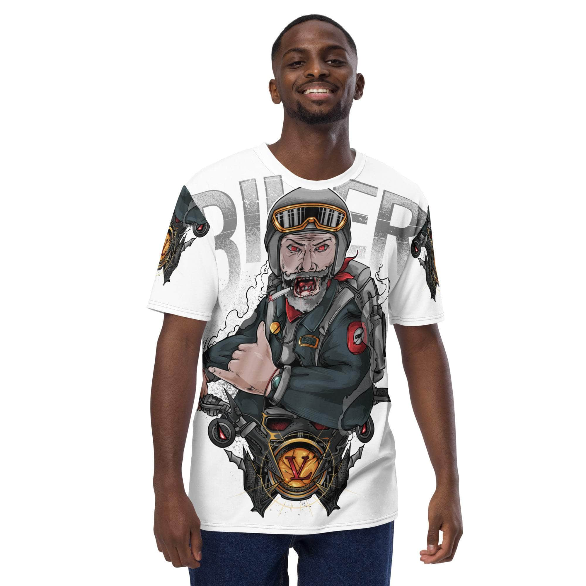 GBNY XS Vamp Life X GBNY "Biker" All Over Print T-shirt - Men's 2372397_8850