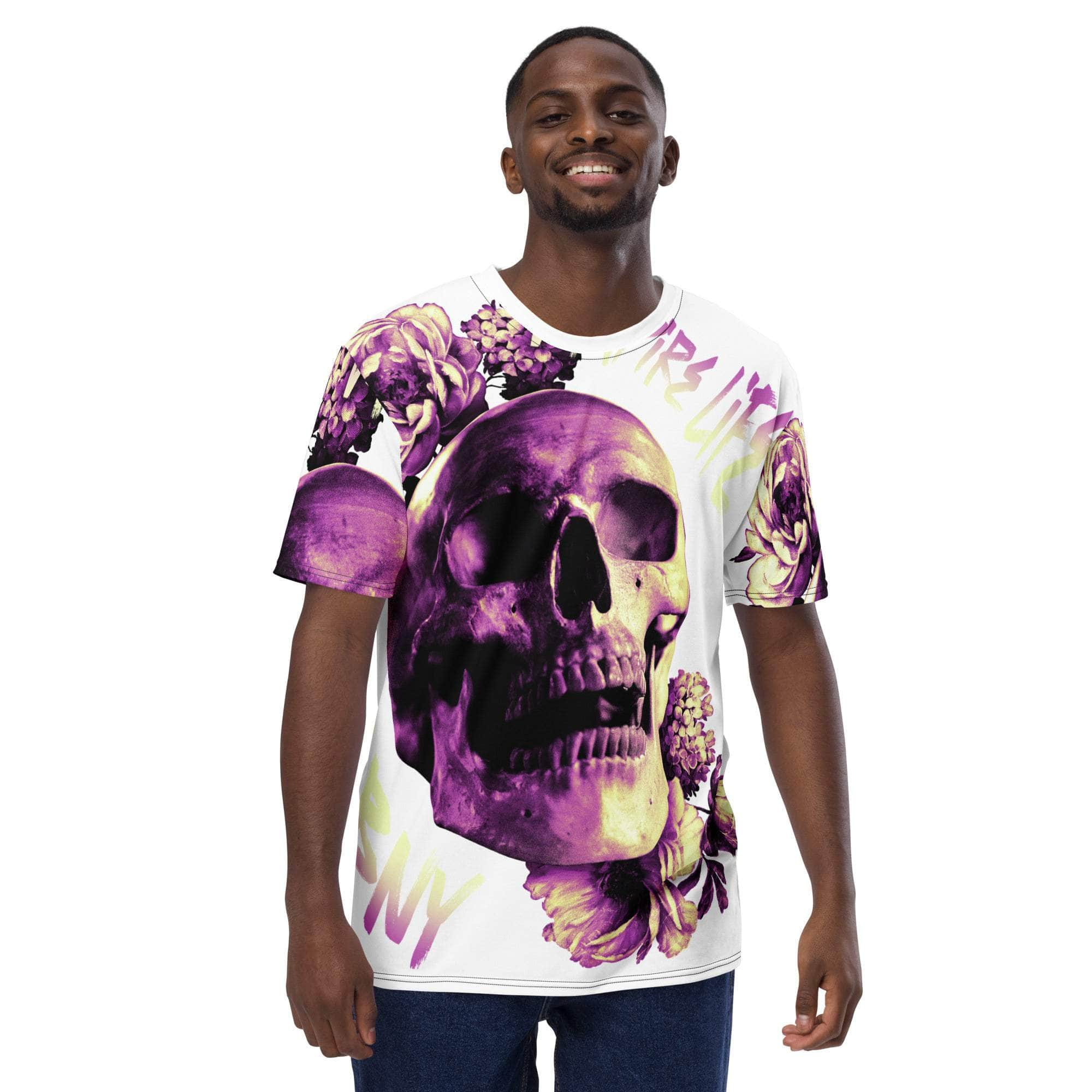 GBNY XS Vamp Life X GBNY "Rising Skull" All Over Print T-shirt - Men's 8168429_8850