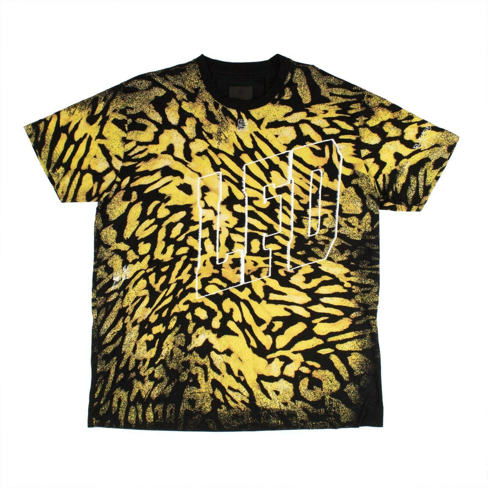 Givenchy 500-750, channelenable-all, chicmi, couponcollection, gender-mens, givenchy, main-clothing, size-m, size-s, size-xs Black And Yellow Tortoise Shell Oversized T-Shirt