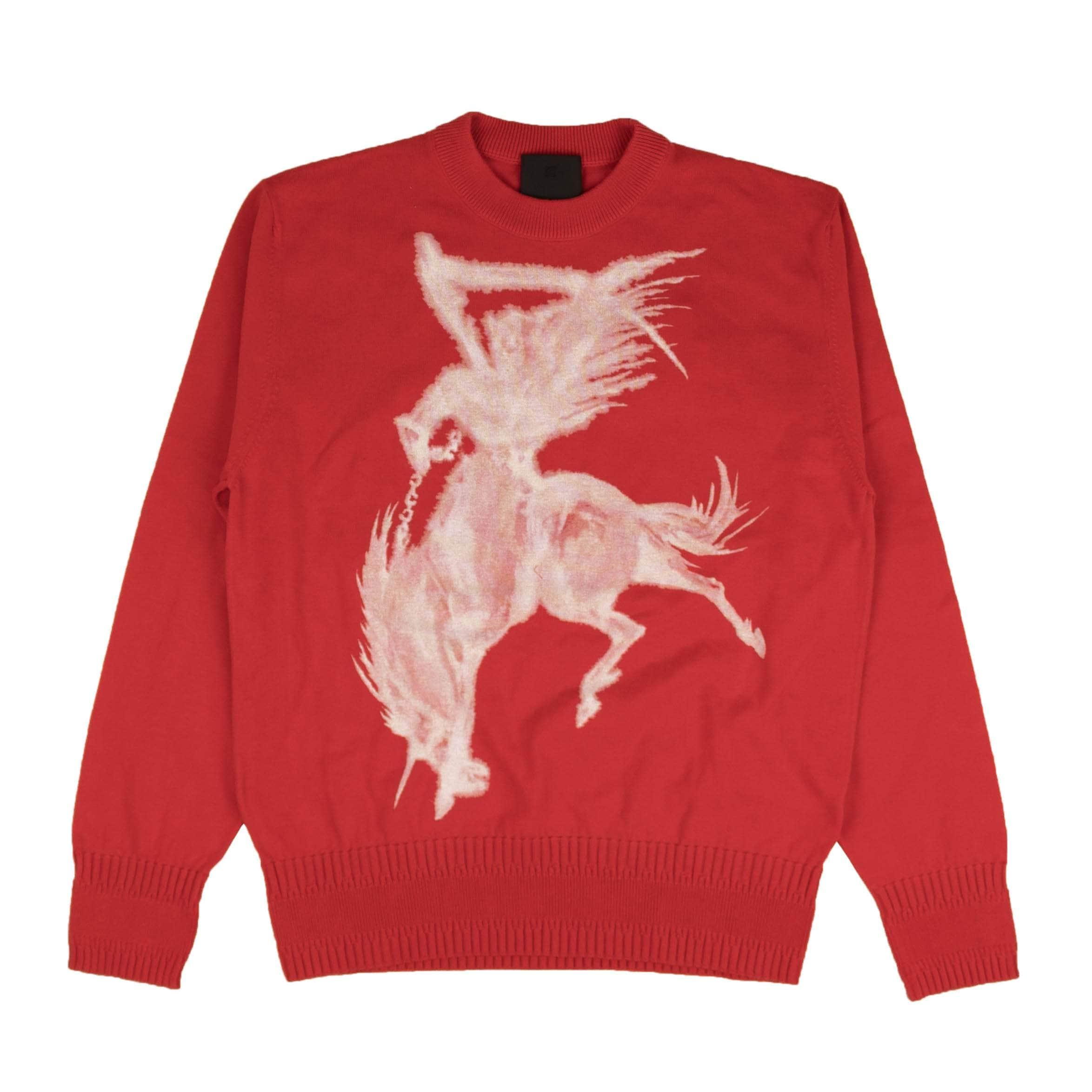 Givenchy 95-GVN-1075/S NWT GIVENCHY Red Reaper Print Knit Sweater Size S $1185 95-GVN-1075/S