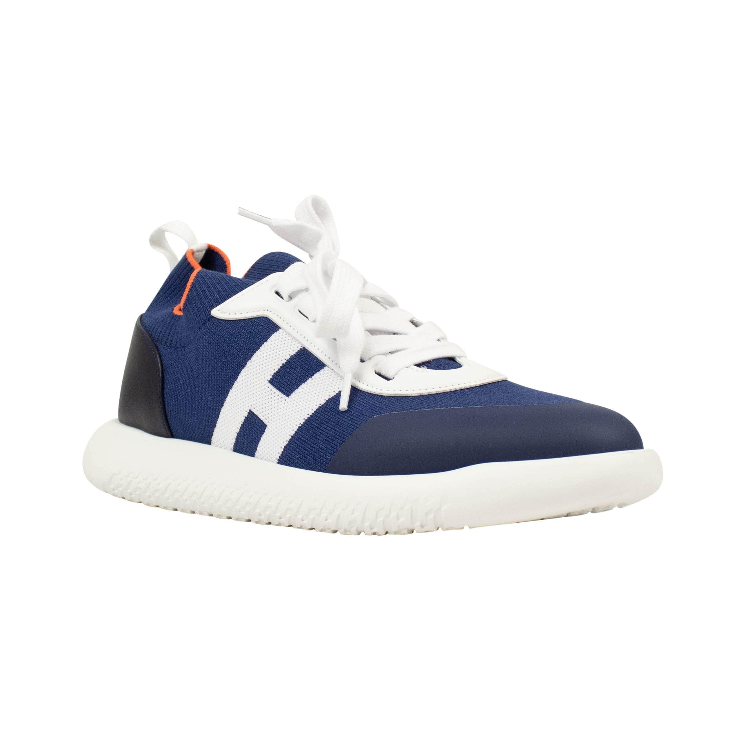 HERMES 1000-2000, channelenable-all, chicmi, couponcollection, gender-mens, main-shoes, mens-shoes, SPO 41 Crew Sneakers Bleu Indigo 92S-2022/41 92S-2022/41