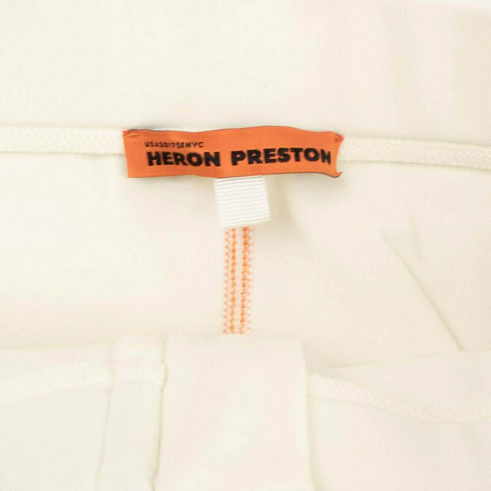 Heron Preston 250-500, channelenable-all, chicmi, couponcollection, gender-womens, heron-preston, main-clothing, size-m, size-s, size-xs XS White Orange Stitch Biker Shorts 82NGG-HP-1194/XS 82NGG-HP-1194/XS