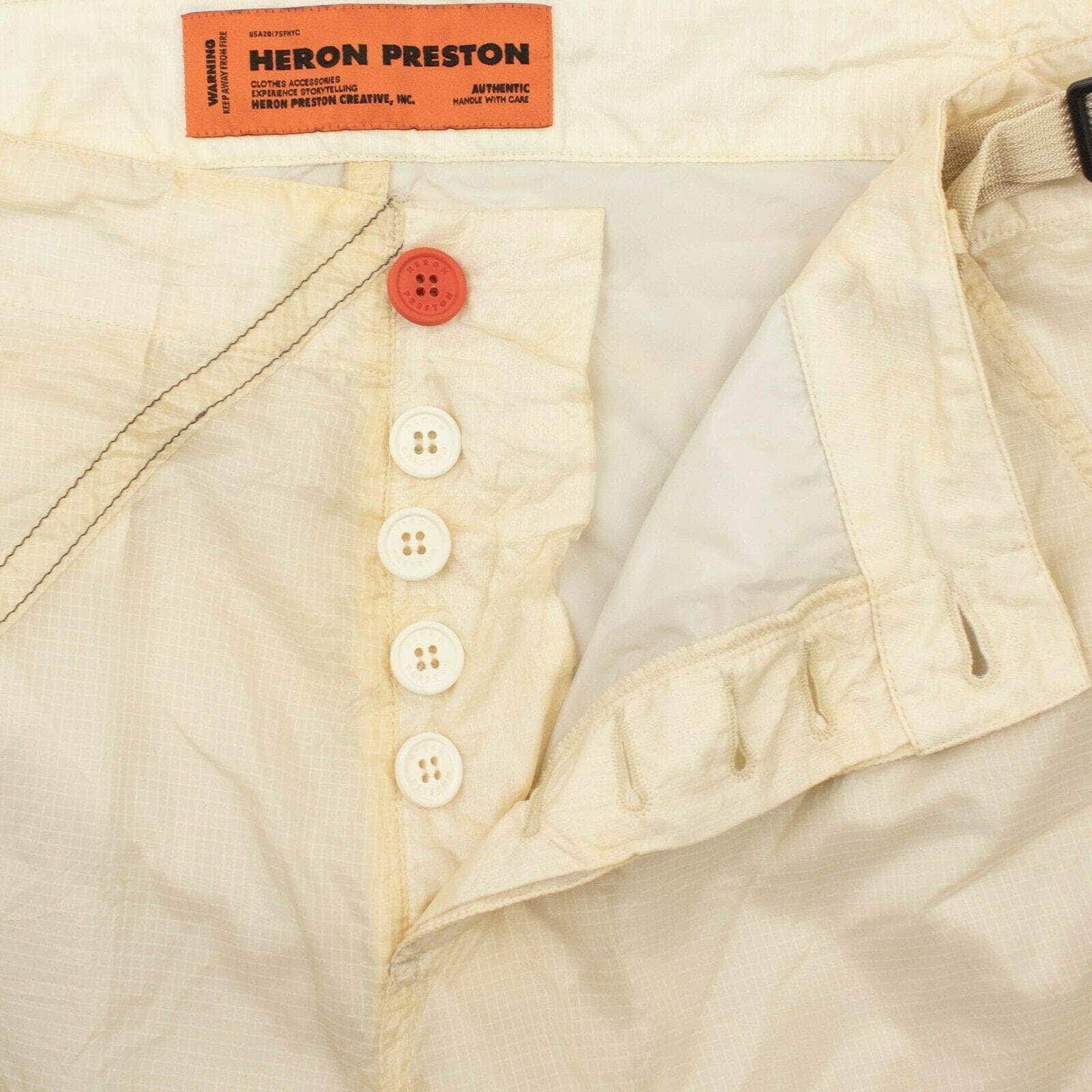 Heron Preston 500-750, channelenable-all, chicmi, couponcollection, gender-mens, heron-preston, main-clothing, mens-cargo-pants, size-l, size-m, size-s Beige Parachute Cargo Pants