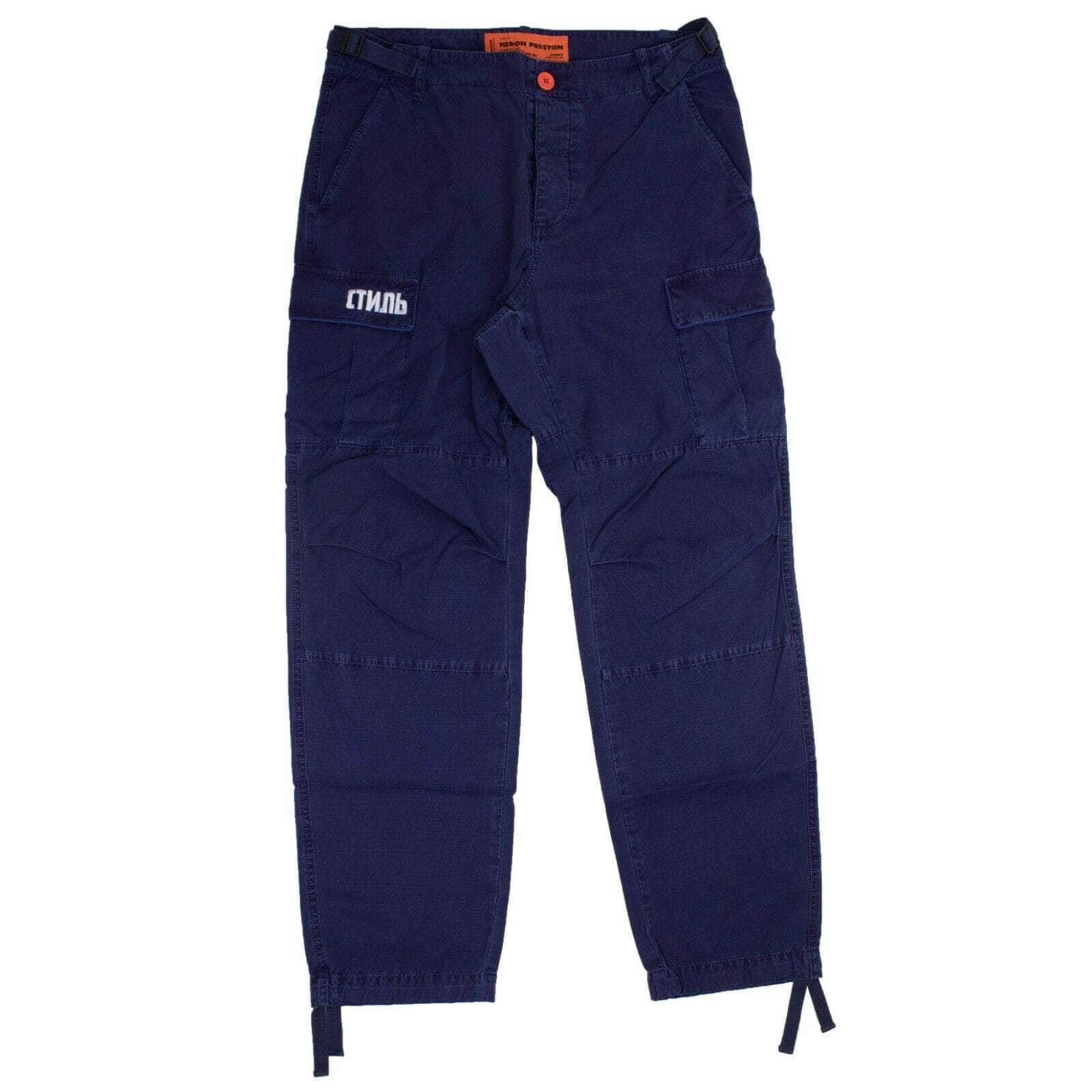 Heron Preston 500-750, channelenable-all, chicmi, couponcollection, gender-mens, heron-preston, main-clothing, mens-cargo-pants, size-l, size-m, size-s Blue Cargo Pants