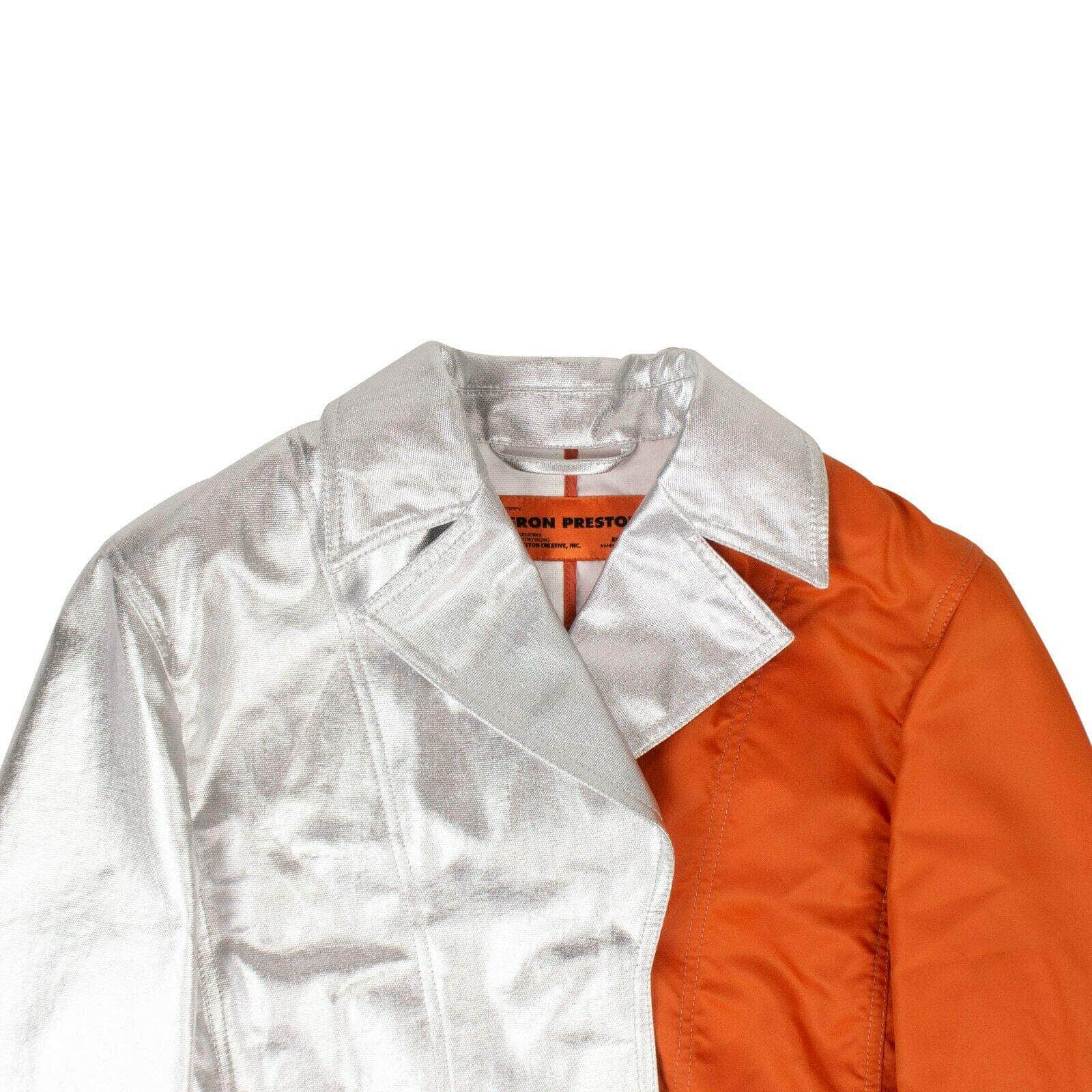 Heron Preston 500-750, channelenable-all, chicmi, couponcollection, gender-womens, heron-preston, main-clothing, size-s, womens-jackets-blazers S Silver And Orange Blazer 74NGG-HP-5/S 74NGG-HP-5/S