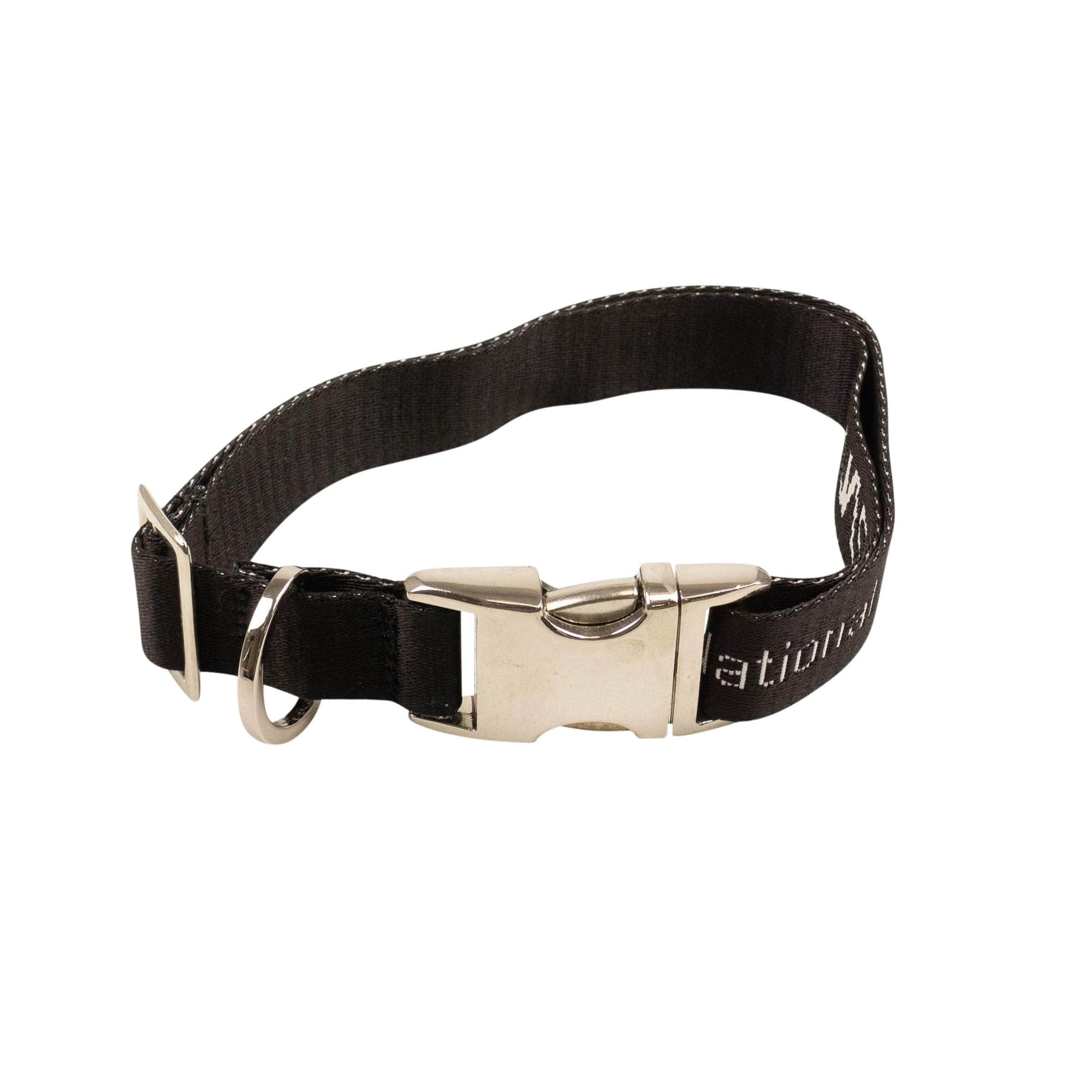 Heron Preston 80ST-HP-3013 NIB HERON PRESTON Black NASA Industrial Logo Dog Collar Size OS $230 80ST-HP-3013