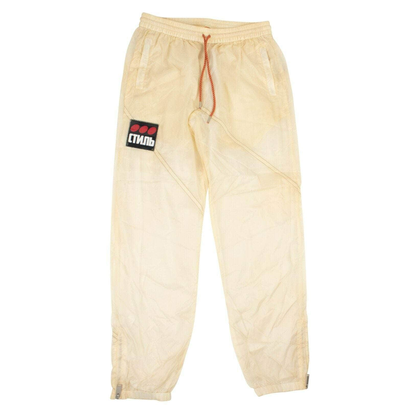 Heron Preston 82NGG-HP-1092/S NWT HERON PRESTON White Panel Track Pants Size S $910 82NGG-HP-1092/S