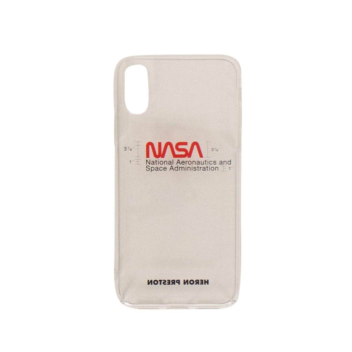 Heron Preston 95-HRP-3001/OS NIB HERON PRESTON Clear NASA Transparent XR Phone Case Size OS $100 95-HRP-3001/OS