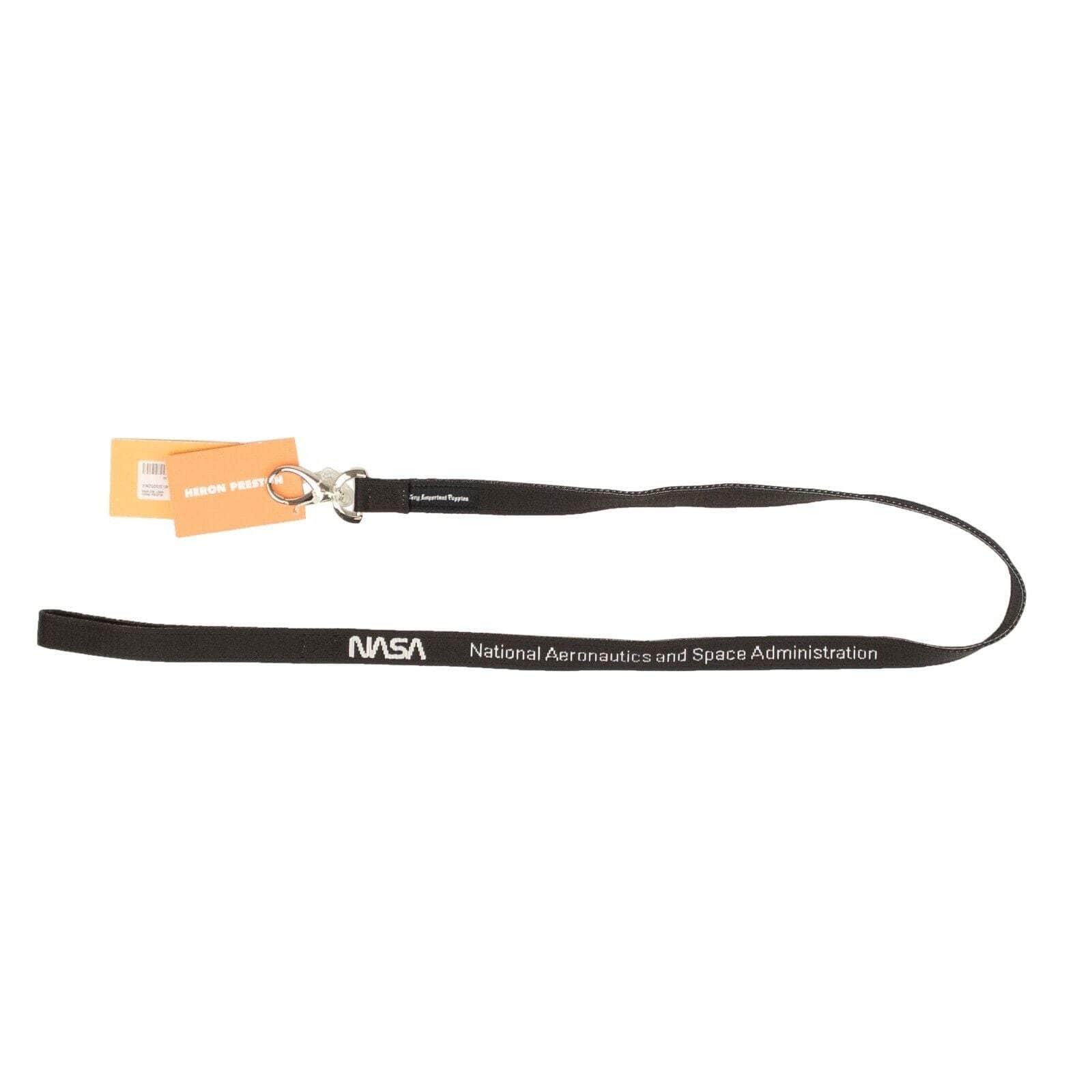 Heron Preston channelenable-all, chicmi, couponcollection, gender-mens, gender-womens, heron-preston, main-accessories, mens-shoes, pet-accessories, shop375, size-os, under-250 OS Black NASA Logo Dog Leash HRP-XACC-0001/OS HRP-XACC-0001/OS