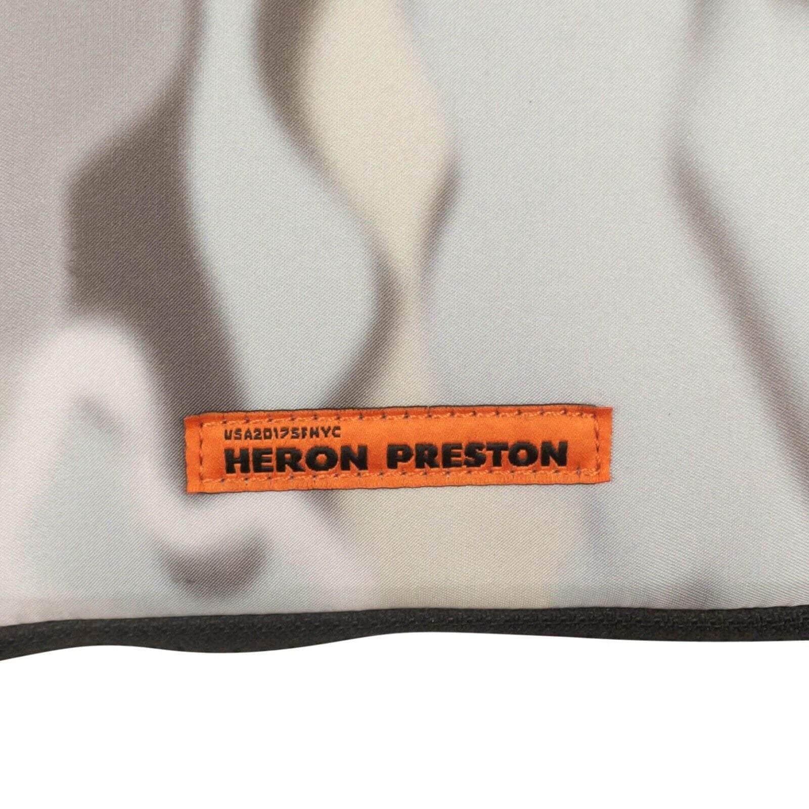 Heron Preston channelenable-all, chicmi, couponcollection, gender-mens, heron-preston, main-accessories, mens-shoes, mens-tote-bags, shop375, Stadium Goods, under-250 OS Black Grey Nylon Camo Zip Shopping Wallet Bag 80ST-HP-3026 80ST-HP-3026
