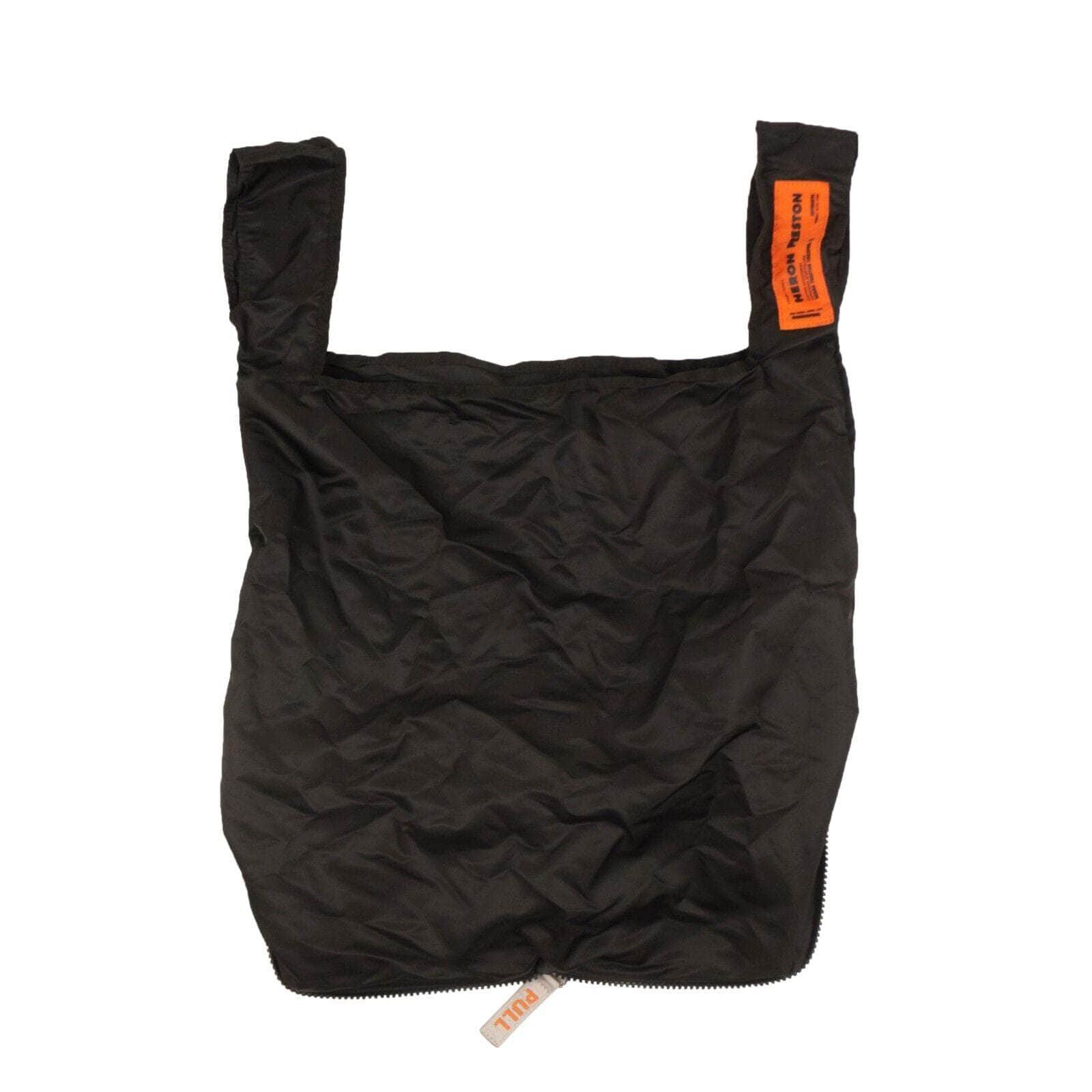 Heron Preston channelenable-all, chicmi, couponcollection, gender-mens, heron-preston, main-accessories, mens-shoes, mens-tote-bags, shop375, Stadium Goods, under-250 OS Black Grey Nylon Camo Zip Shopping Wallet Bag 80ST-HP-3026 80ST-HP-3026