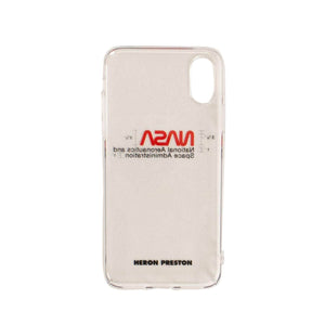 Heron Preston channelenable-all, chicmi, couponcollection, gender-womens, heron-preston, main-accessories, size-os, under-250, womens-phone-cases OS Clear NASA Transparent XR Phone Case 95-HRP-3001/OS 95-HRP-3001/OS
