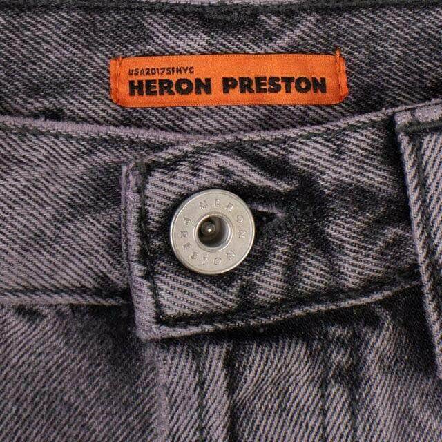 Heron Preston couponcollection, gender-womens, heron-preston, main-clothing, size-24, size-28, under-250, womens-shorts Denim Pink Raw Edge Shorts - Blue