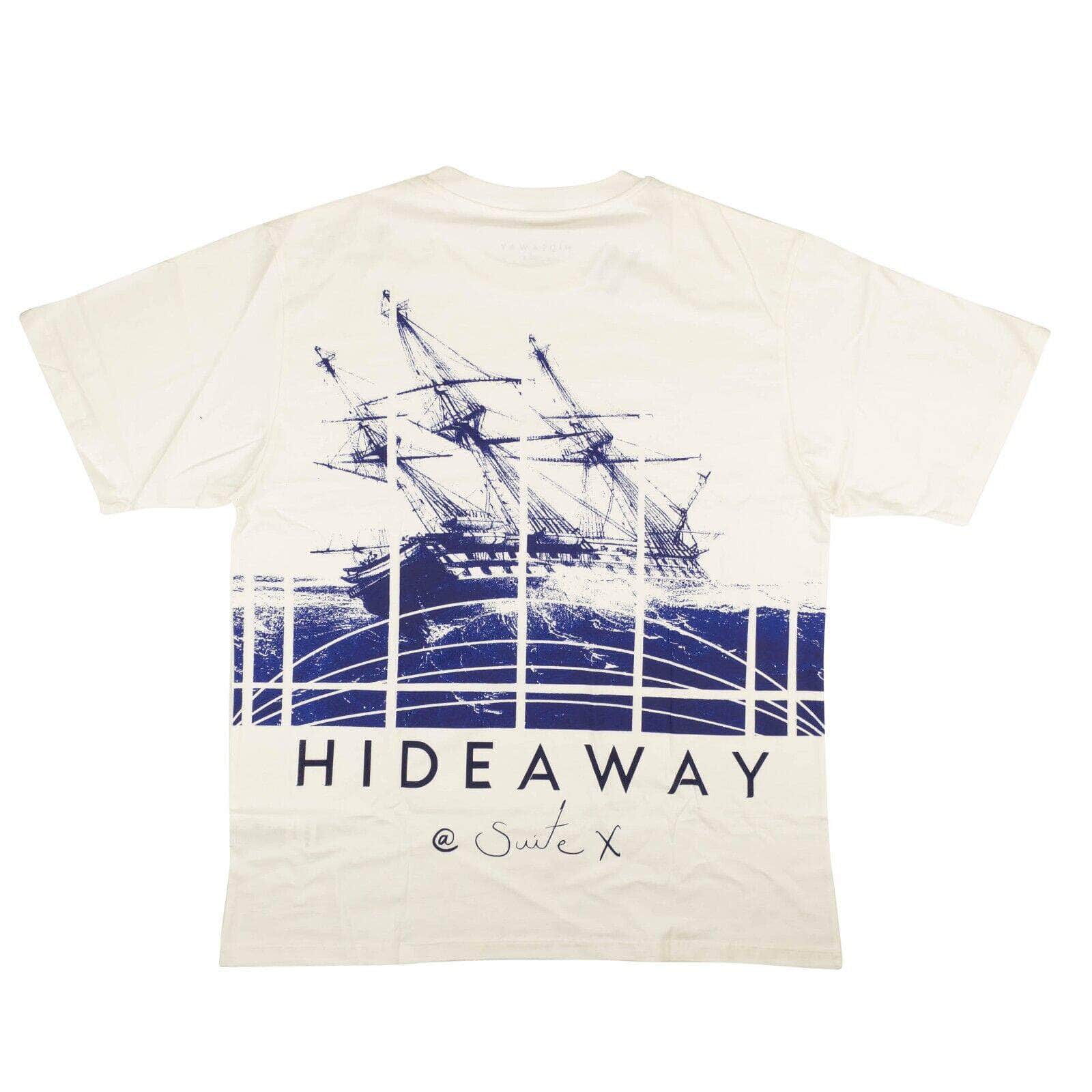 HIDEAWAY channelenable-all, chicmi, couponcollection, gender-mens, main-clothing, shop375 White Porto Cervo Logo Short Sleeve T-Shirt