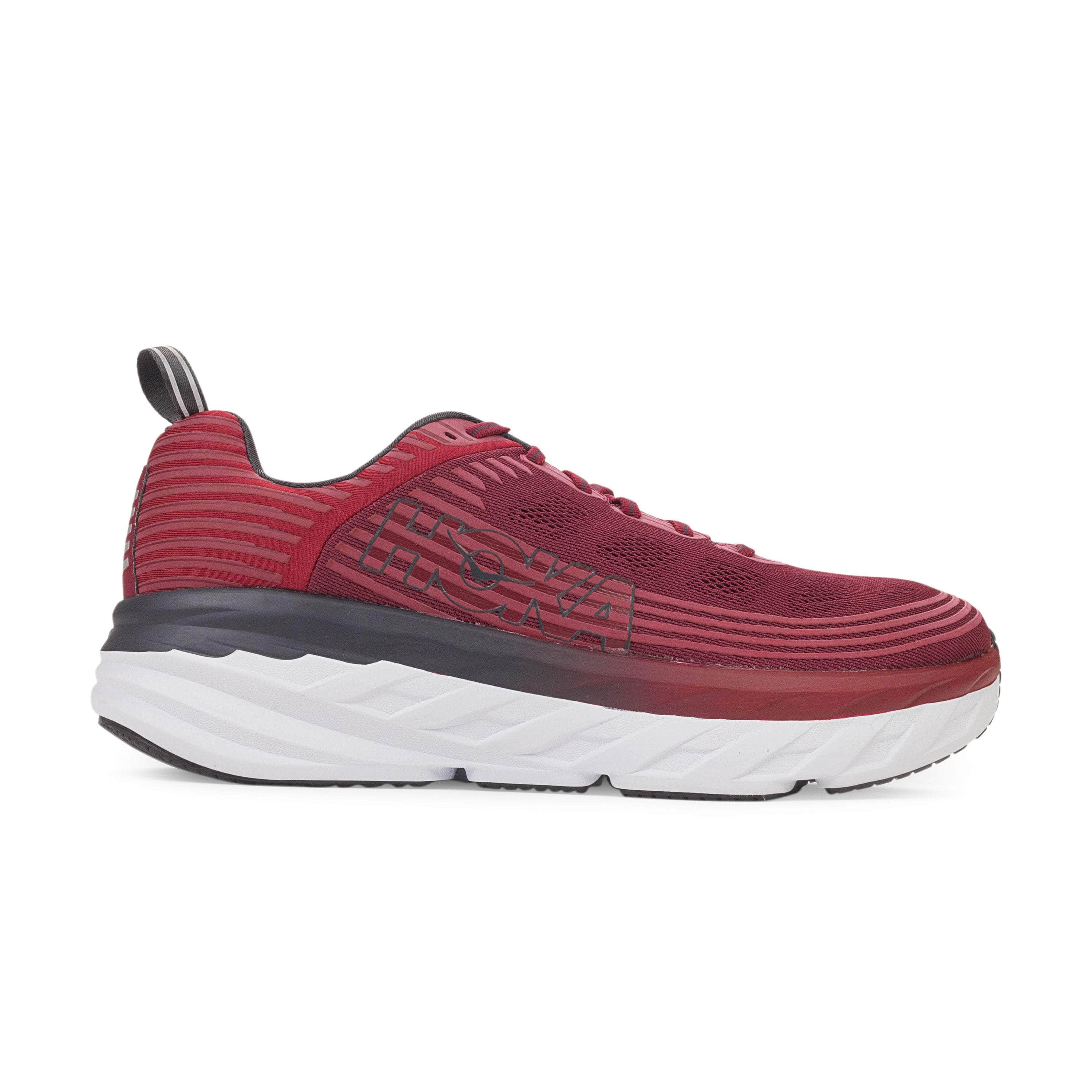 Hoka One One 95-HOO-2010/11.5 95-HOO-2010/11.5 1019269_RROS BURGUNDY Hoka One One BONDI 6 Size 11.5 95-HOO-2010/11.5