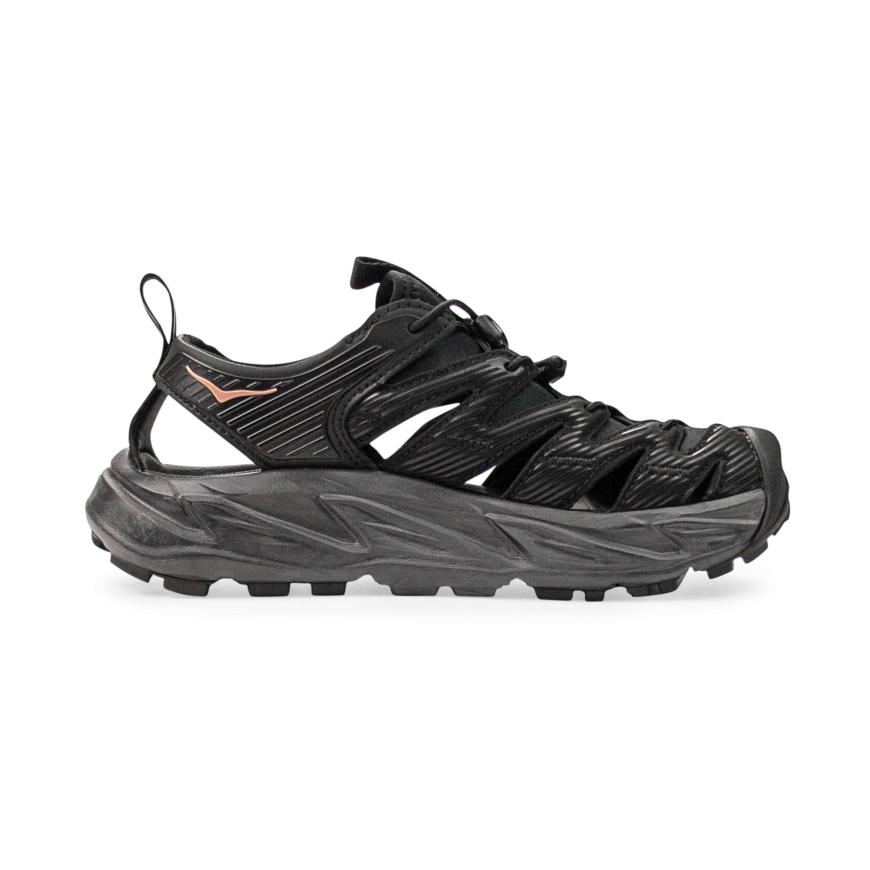 Hoka One One 95-HOO-2025/7.5 NIB HOKA ONE ONE BLACK FUSION CORAL HOKA ONE ONE HOPARA -W SNEAKER SIZE 7.5 $120 95-HOO-2025/7.5