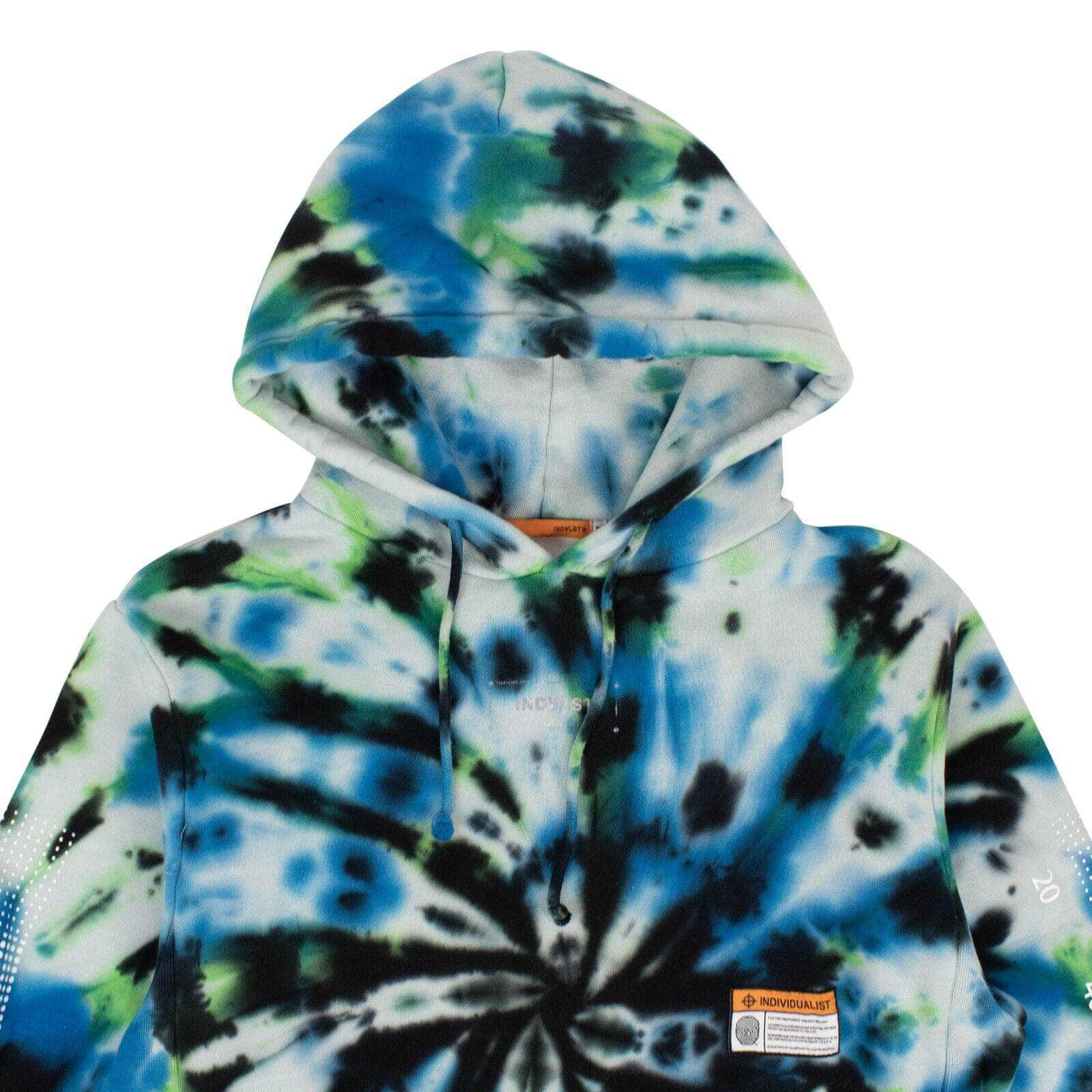 Indvlst channelenable-all, chicmi, couponcollection, gender-mens, indvlst, main-clothing, mens-shoes, MixedApparel, size-l, size-m, size-xl, size-xxl, under-250 Multi Tie Dye Test Bar Logo Hoodie
