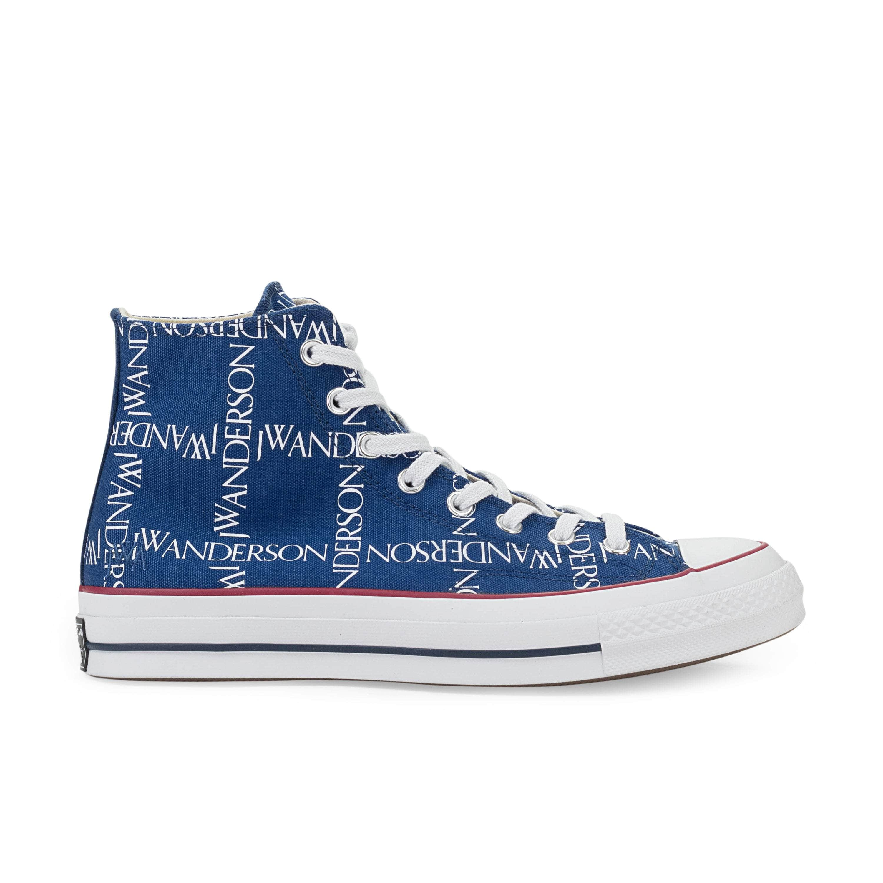 J.W. Anderson x Converse 95-JAC-2006/9 NIB J.W. Anderson x Converse BLUE CHUCK 70 HI GRID PRINT Size 9 $120 95-JAC-2006/9