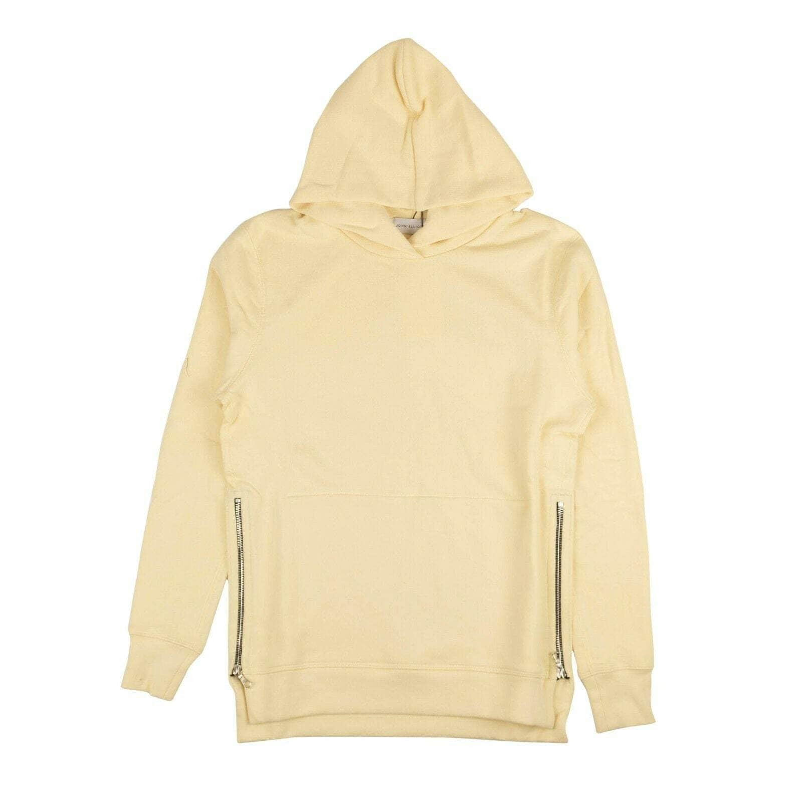 John Elliott 95-JEL-1068/1 NWT JOHN ELLIOTT Pollen Yellow Pullover Hoodie Sweatshirt Size 1 $268 95-JEL-1068/1