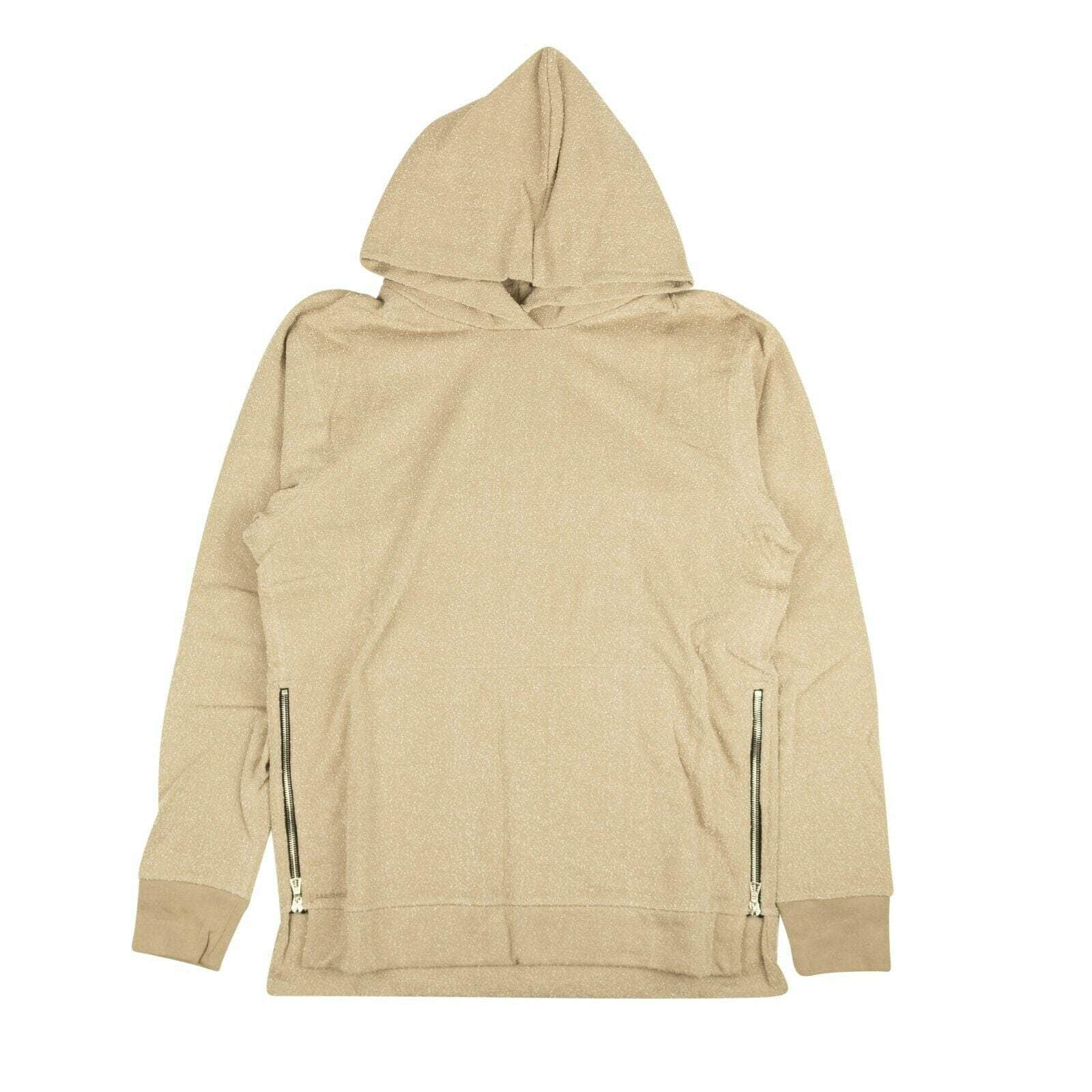 John Elliott 95-JEL-1074/2 NWT JOHN ELLIOTT Flax Beige Pilled Pullover Hoodie Sweatshirt Size 2 $398 95-JEL-1074/2