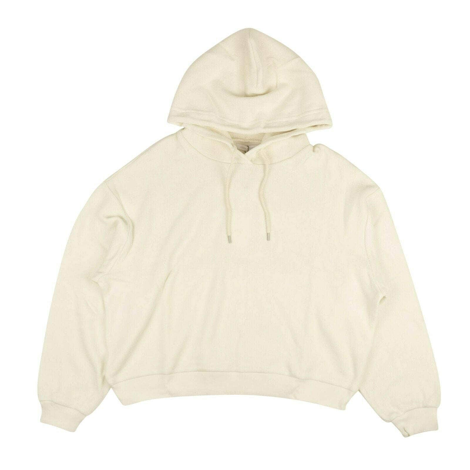 John Elliott 95-JEL-1171/2 NWT JOHN ELLIOTT Basalt White Corduroy Alma Hoodie Sweatshirt Size 2/38 $328 95-JEL-1171/2