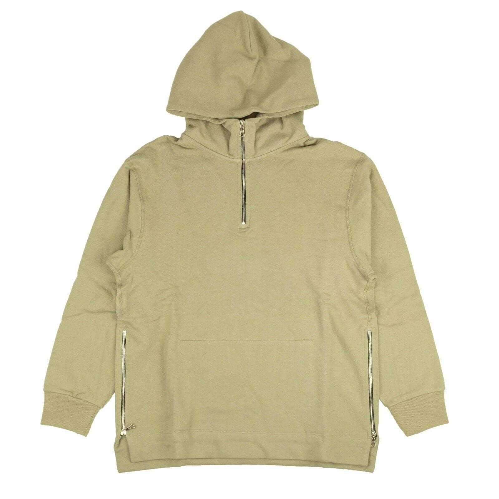 John Elliott 95-JEL-1177/1 NWT JOHN ELLIOTT Sand Green 1/2 Zip Hooded Villain Sweatshirt Size 1 $268 95-JEL-1177/1