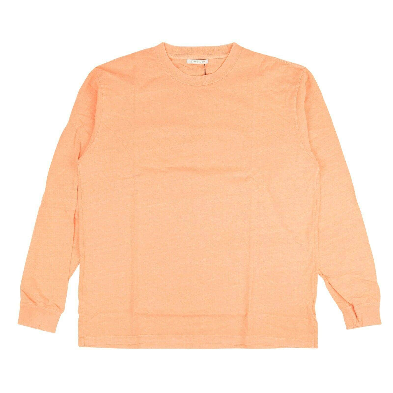 John Elliott 95-JEL-1236/2 NWT JOHN ELLIOTT Orange Long Sleeve University T-Shirt Size 2 $118 95-JEL-1236/2