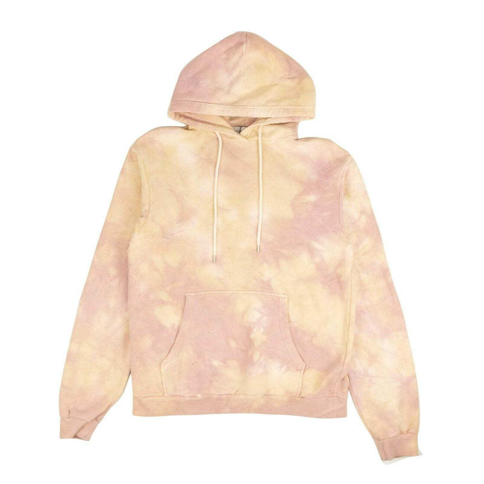 John Elliott 95-JEL-1268/1 NWT JOHN ELLIOTT Super Bloom Pink/Yellow Tie Dye Beach Hoodie Size 1 $520 95-JEL-1268/1