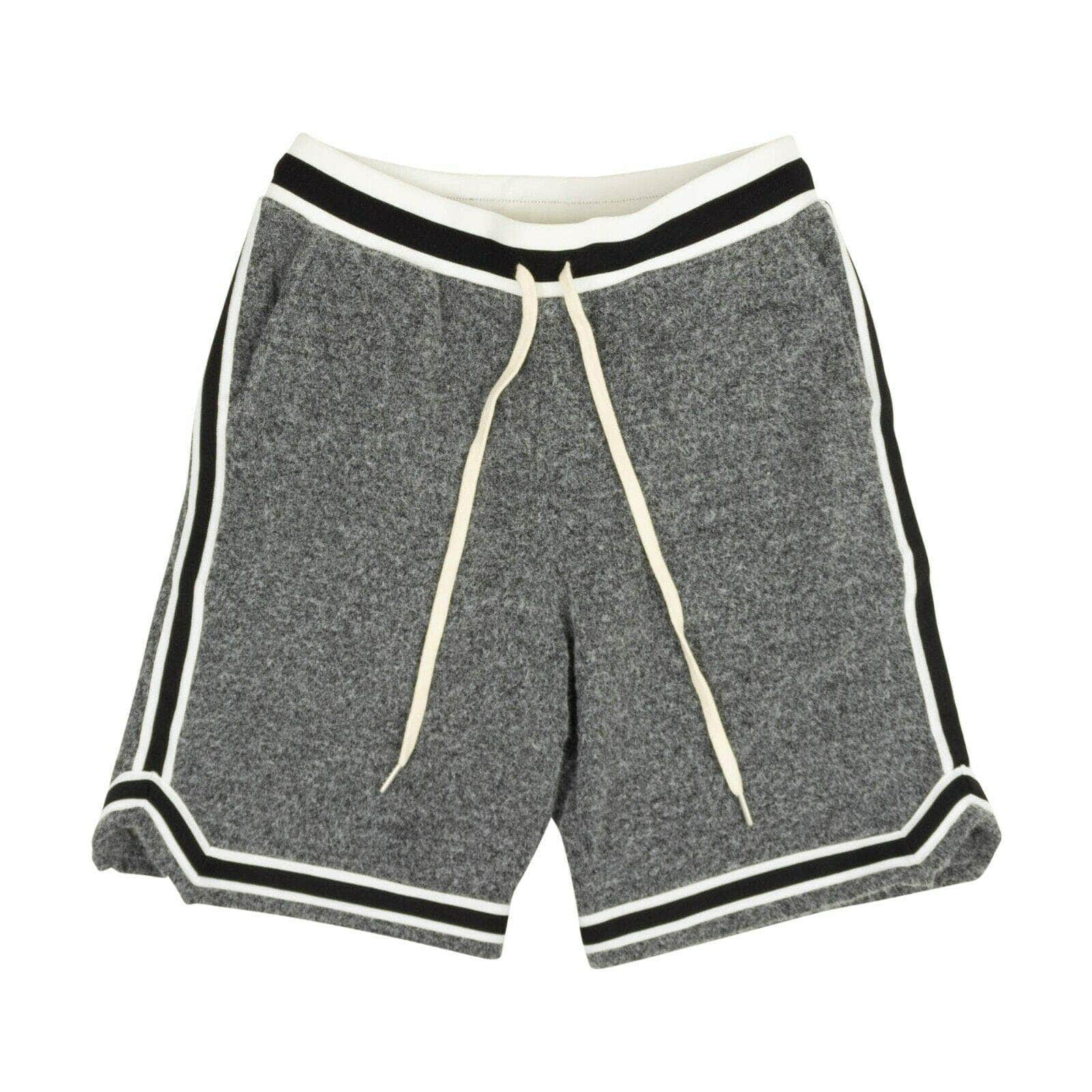 John Elliott 95-JEL-1271/1 NWT JOHN ELLIOTT Charcoal Gray Fur Terry Game Shorts Size 1 $435 95-JEL-1271/1