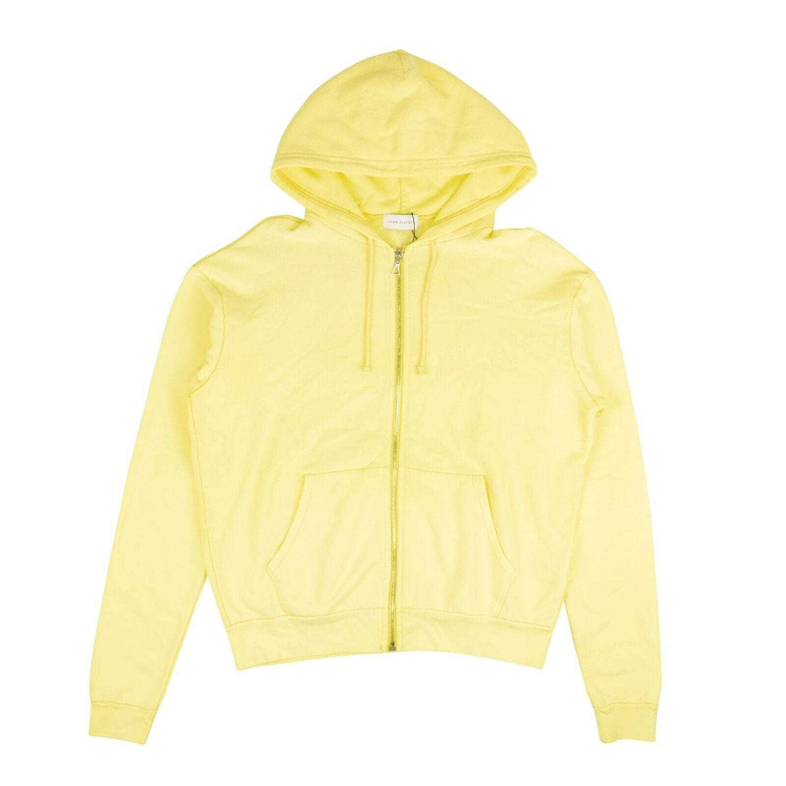 John Elliott 95-JEL-1277/1 NWT JOHN ELLIOTT Solar Yellow Exposure Full Zip Hoodie Size 1 $360 95-JEL-1277/1