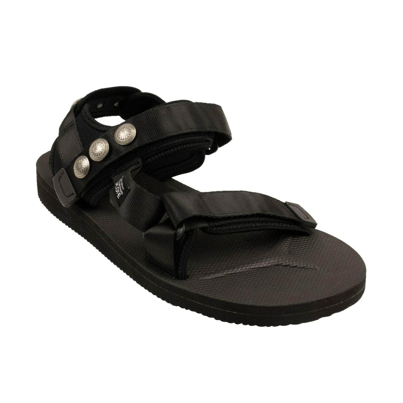 John Elliott 95-JEL-2002/10 NIB JOHN ELLIOTT X Blackmeans X Suicoke Black Lotus Sandals Size 10/43 $298 95-JEL-2002/10