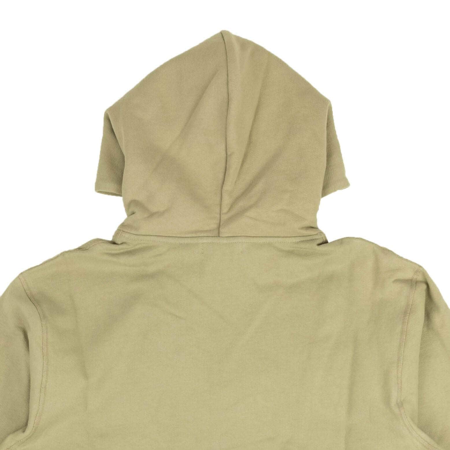 John Elliott channelenable-all, chicmi, couponcollection, gender-womens, john-elliott, main-clothing, size-0, size-1, under-250, womens-hoodies-sweatshirts Sand Green 1/2 Zip Hooded Villain Sweatshirt