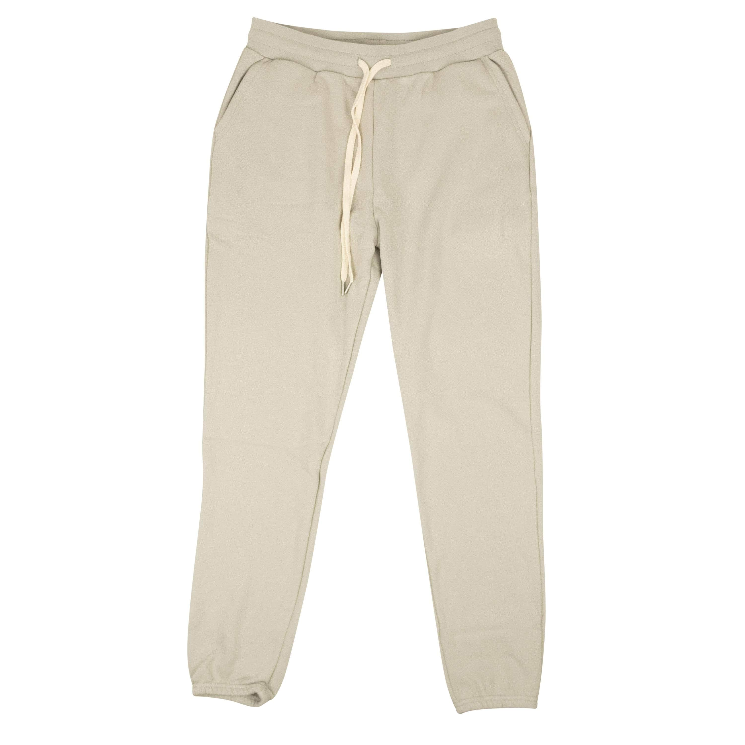 John Elliott JEL-XBTM-0012/4 NWT JOHN ELLIOTT Concrete White Cotton LA Cotton Sweatpants Size 4 $200 JEL-XBTM-0012/4