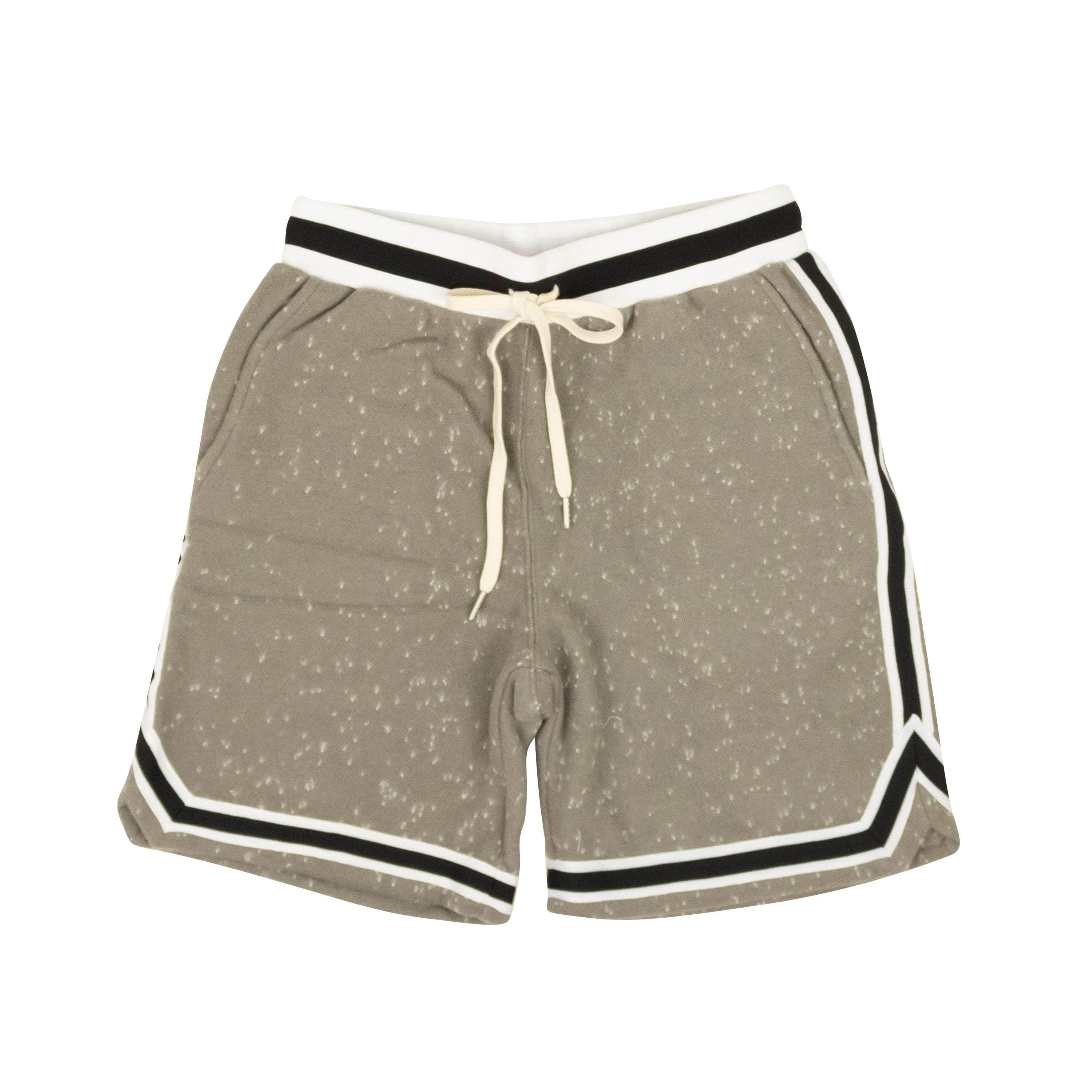 John Elliott JEL-XBTM-0022/4 NWT JOHN ELLIOTT Moss Grey Speckle Knit Wool Game Shorts Size 4 $398 JEL-XBTM-0022/4