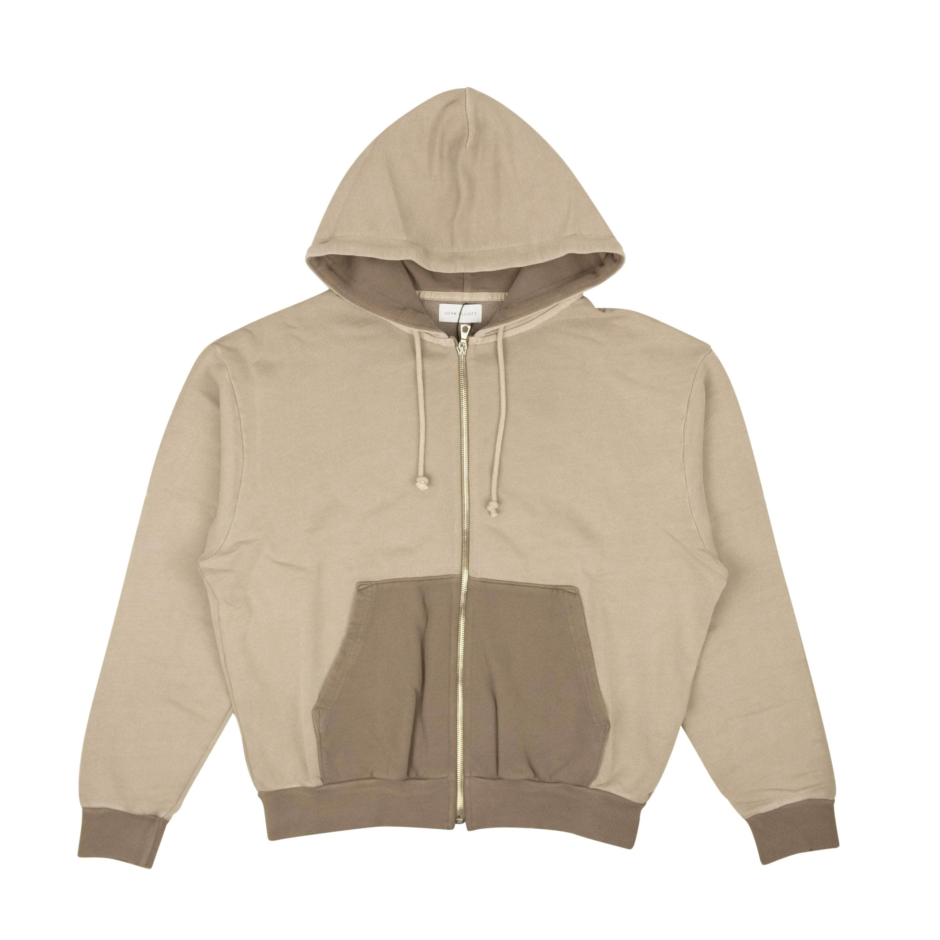 John Elliott JEL-XHDS-0005/2 NWT JOHN ELLIOTT Clay Cottom 1992 Zip Up Hoodie Sweatshirt Size 2 $350 JEL-XHDS-0005/2