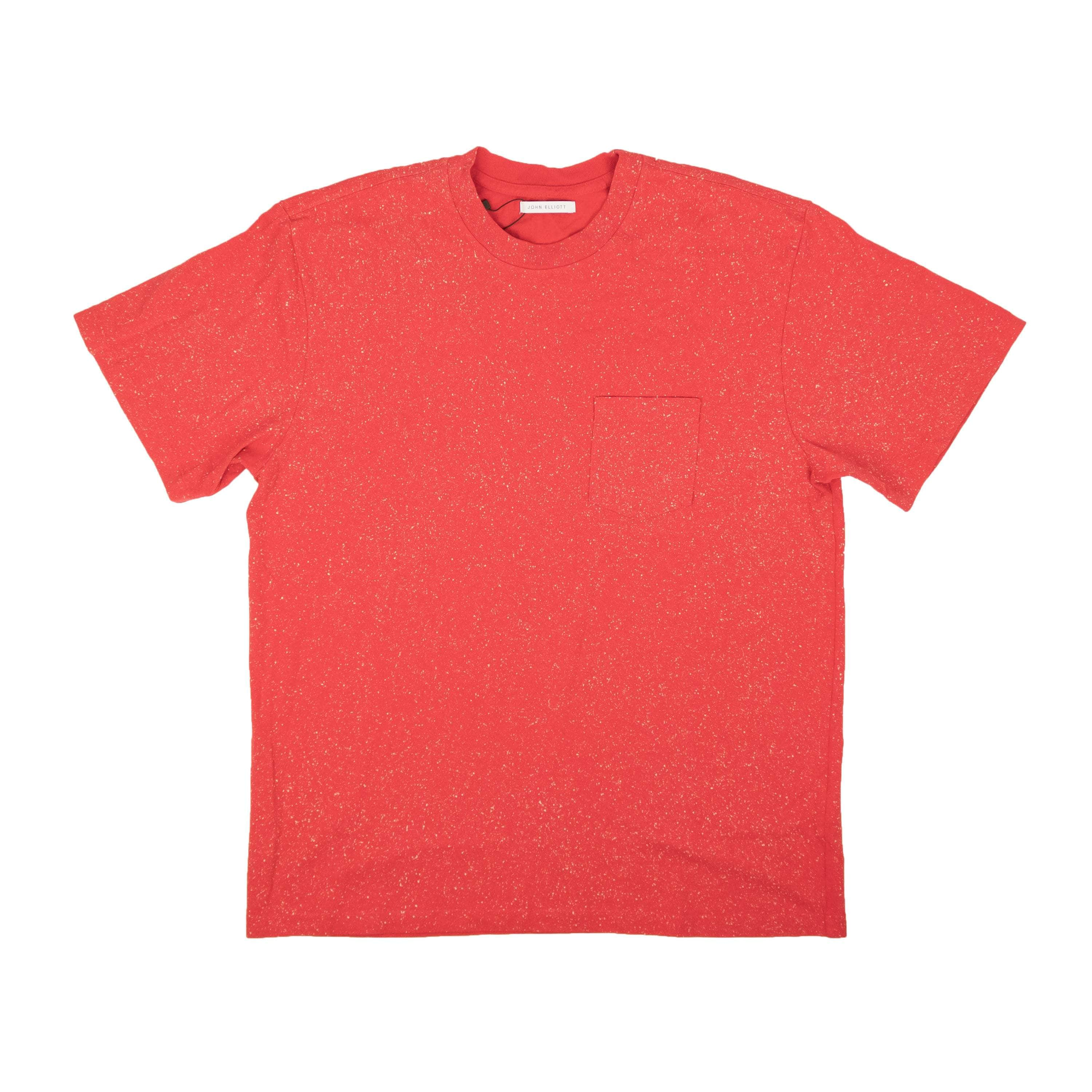 John Elliott JEL-XTSH-0027/2 JEL-XTSH-0027/2 A220M3760A Cardinal John Elliott Salt Wash Pocket Tee Size 2 JEL-XTSH-0027/2