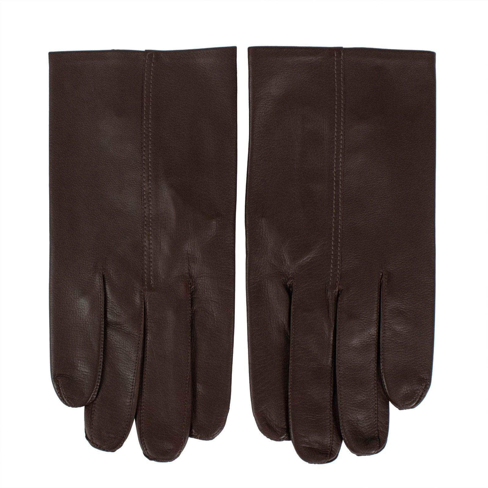 John Lobb 54LE-1518/10 NWT JOHN LOBB Brown Calfskin Leather Gloves Size 10/XL $495 54LE-1518/10