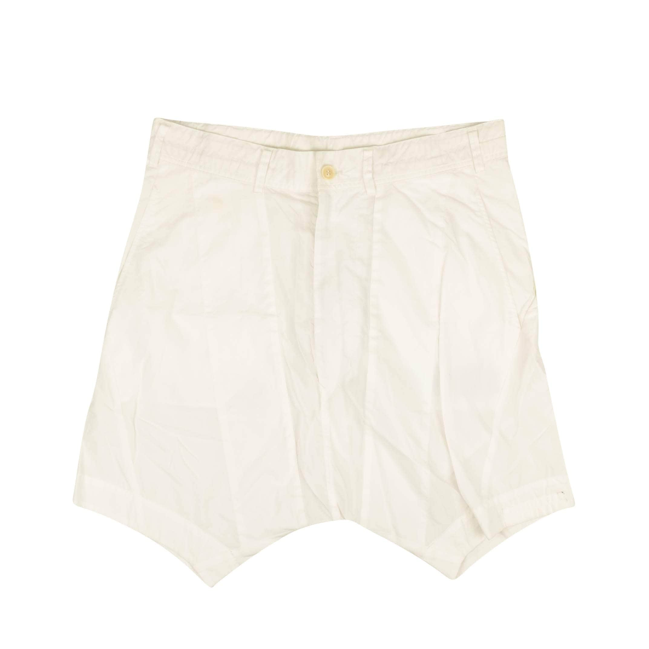 Julius 95-JLS-1005/3 NWT JULIUS White Lightweight Dropped Crotch Harem Shorts Size 3 $570 95-JLS-1005/3