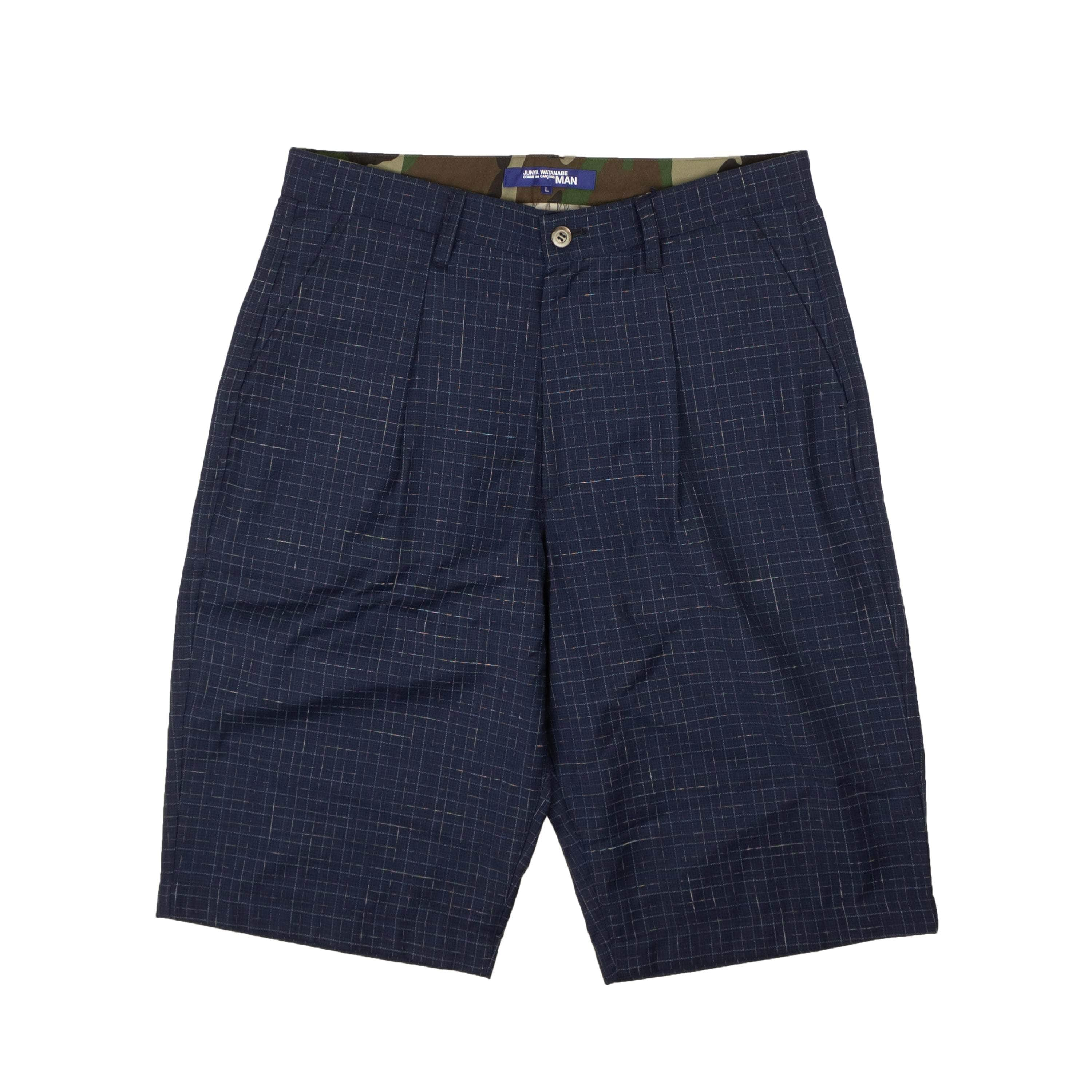 Junya Watanabe 95-JWB-1038/L NWT JUNYA WATANABE Blue Short Woven Pants Size L $540 95-JWB-1038/L