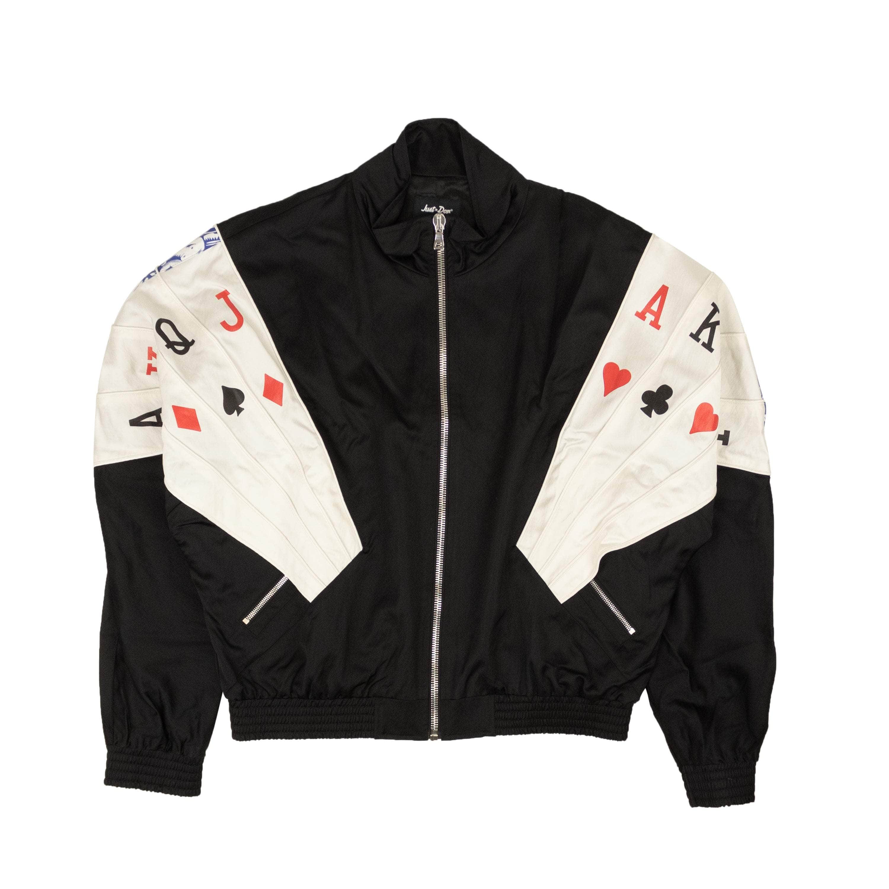 Just Don 1000-2000, channelenable-all, chicmi, couponcollection, gender-mens, just-don, main-clothing, mens-shoes, mens-varsity-jackets, size-m M Black Card Dealer Lightweight Jacket JSD-XOTW-0002/M JSD-XOTW-0002/M