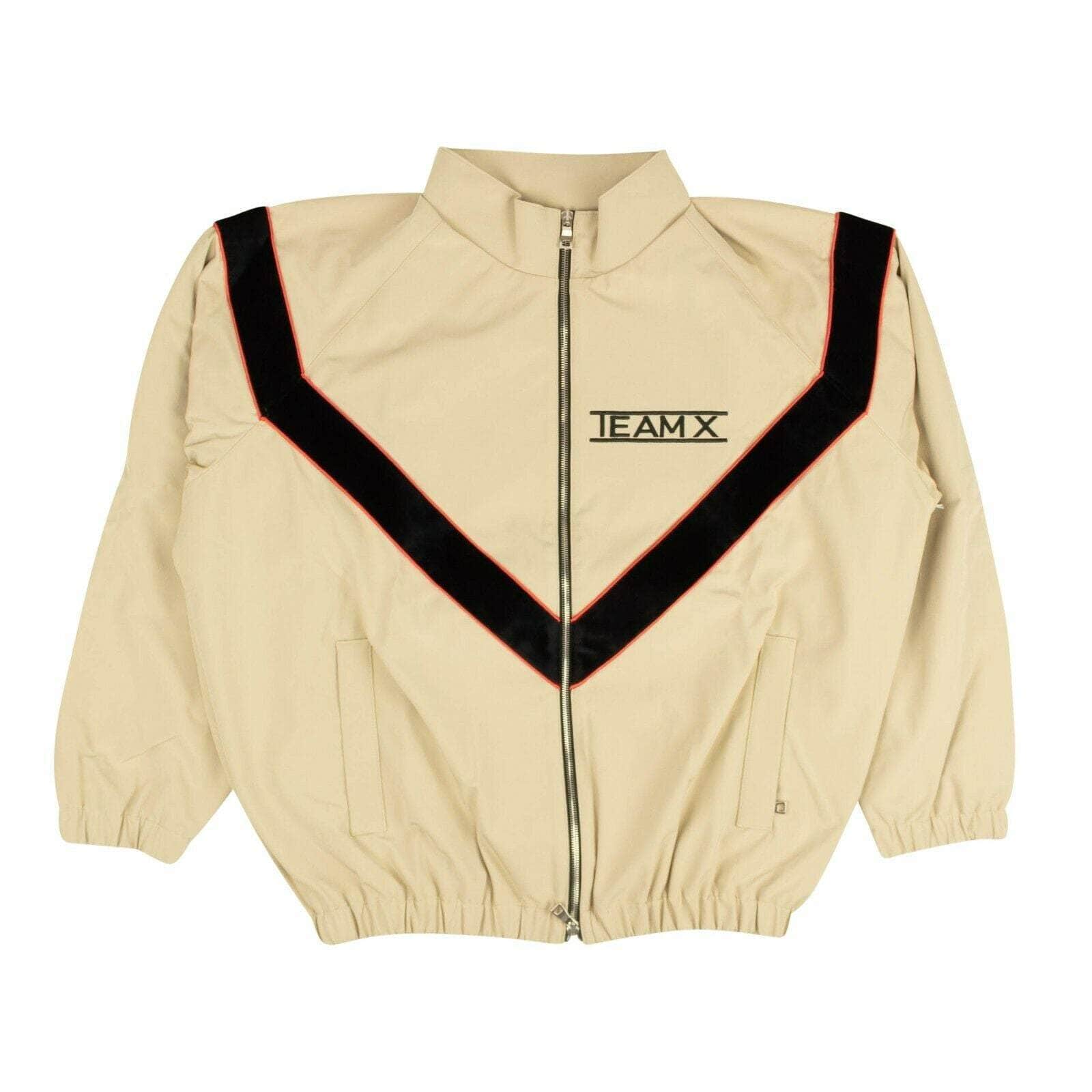 Just Don 250-500, channelenable-all, chicmi, couponcollection, gender-mens, just-don, main-clothing, mens-shoes, mens-track-jackets, size-l, size-m, size-s, size-xl, size-xs Tan Team X Army Zip-UP Track Jacket