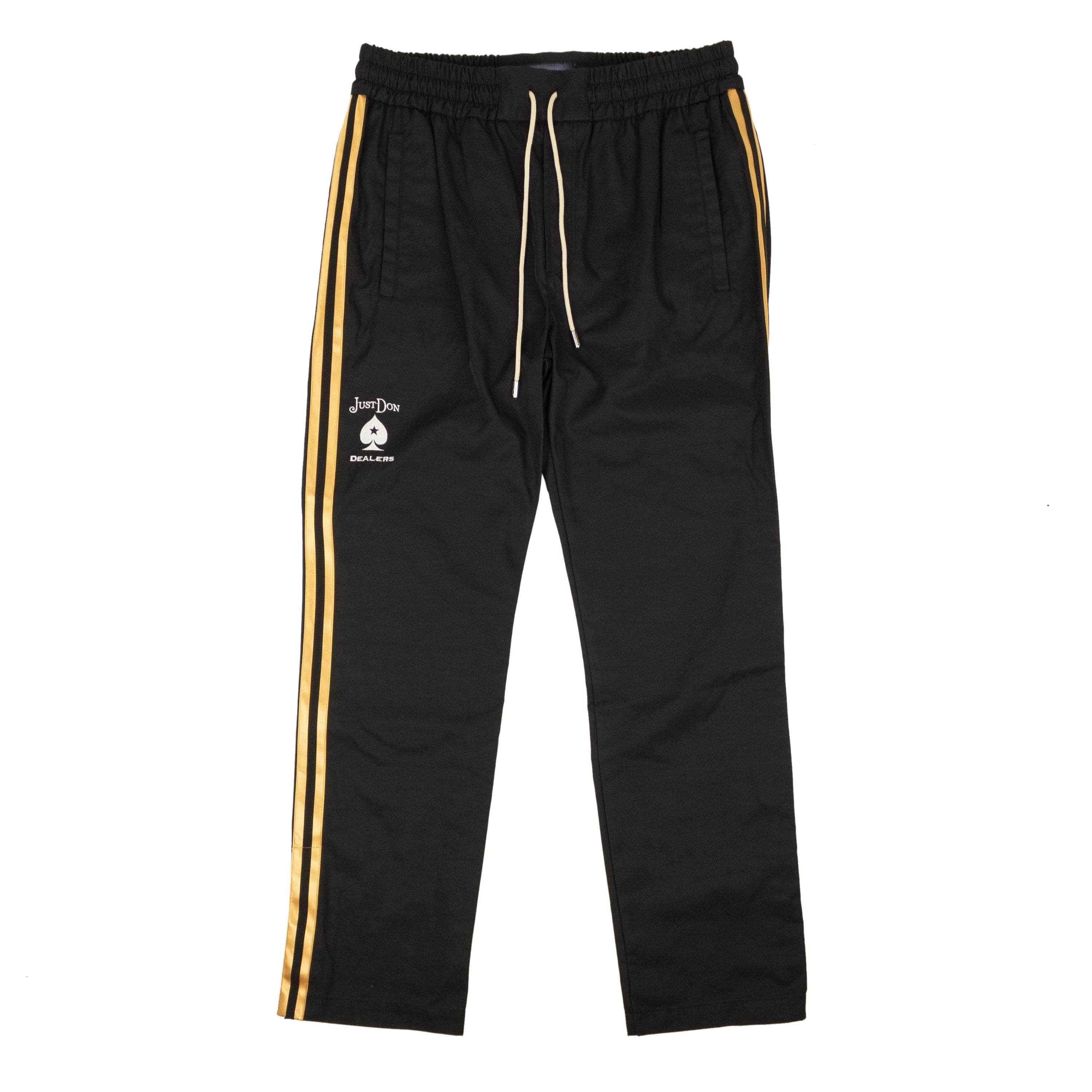 Just Don JSD-XBTM-0003/M NWT Just Don Black Dealer Track Pants Size M $480 JSD-XBTM-0003/M