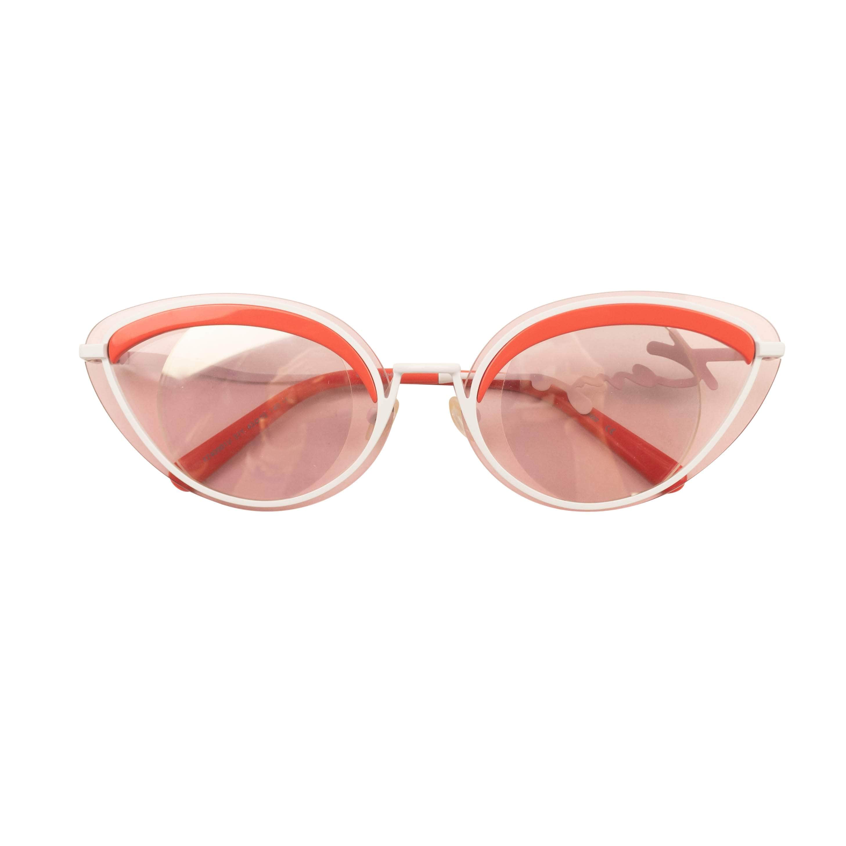 Kenzo Paris channelenable-all, chicmi, couponcollection, gender-mens, gender-womens, kenzo-paris, main-accessories, mens-shoes, size-os, under-250, unisex-eyewear OS Violet Cat Eye Wire Sunglasses 95-KNZ-3020/OS 95-KNZ-3020/OS