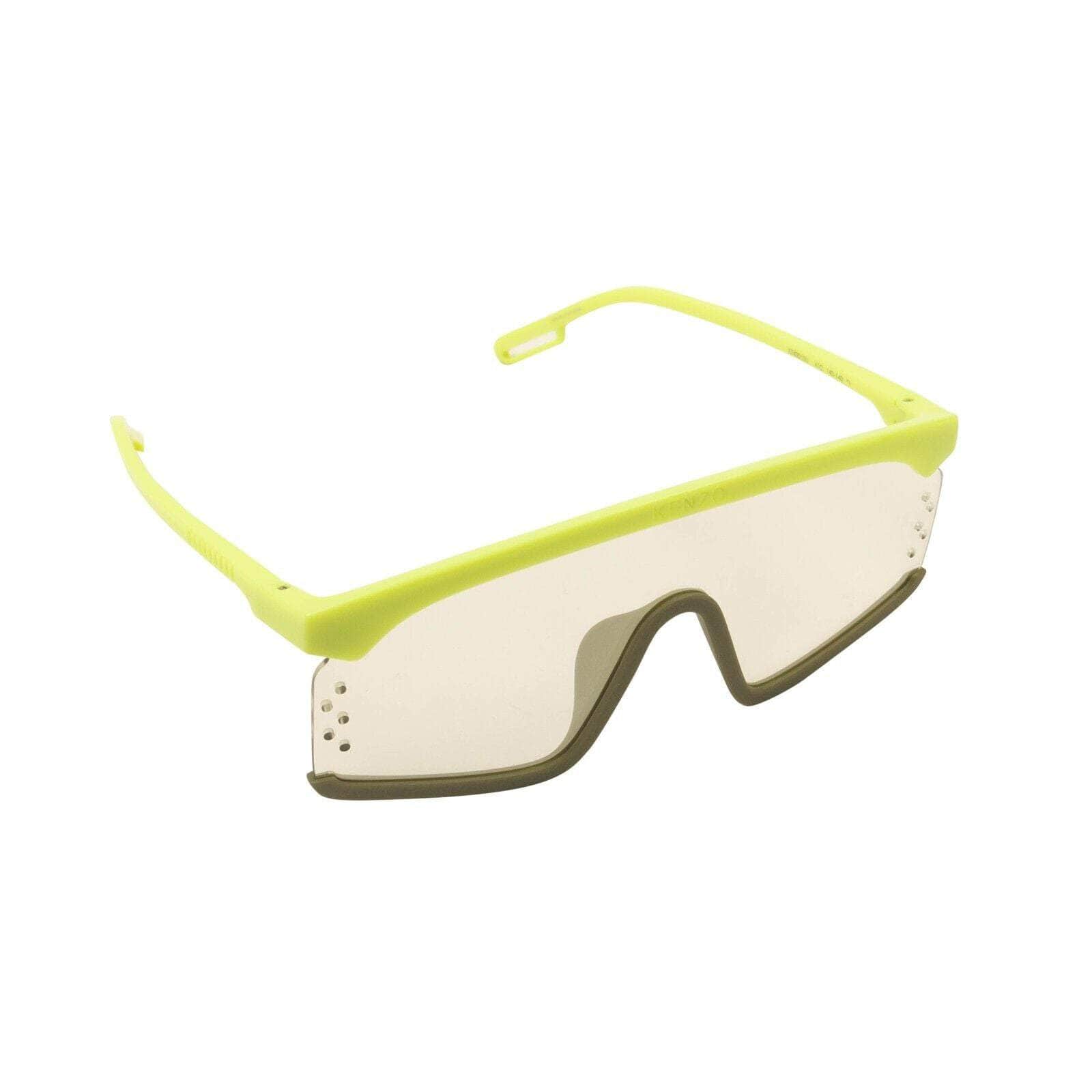 Kenzo Paris channelenable-all, chicmi, couponcollection, gender-mens, gender-womens, kenzo-paris, main-accessories, mens-shoes, size-os, under-250, unisex-eyewear OS Yellow Smoke Mirror Mask Sunglasses 95-KNZ-3022/OS 95-KNZ-3022/OS