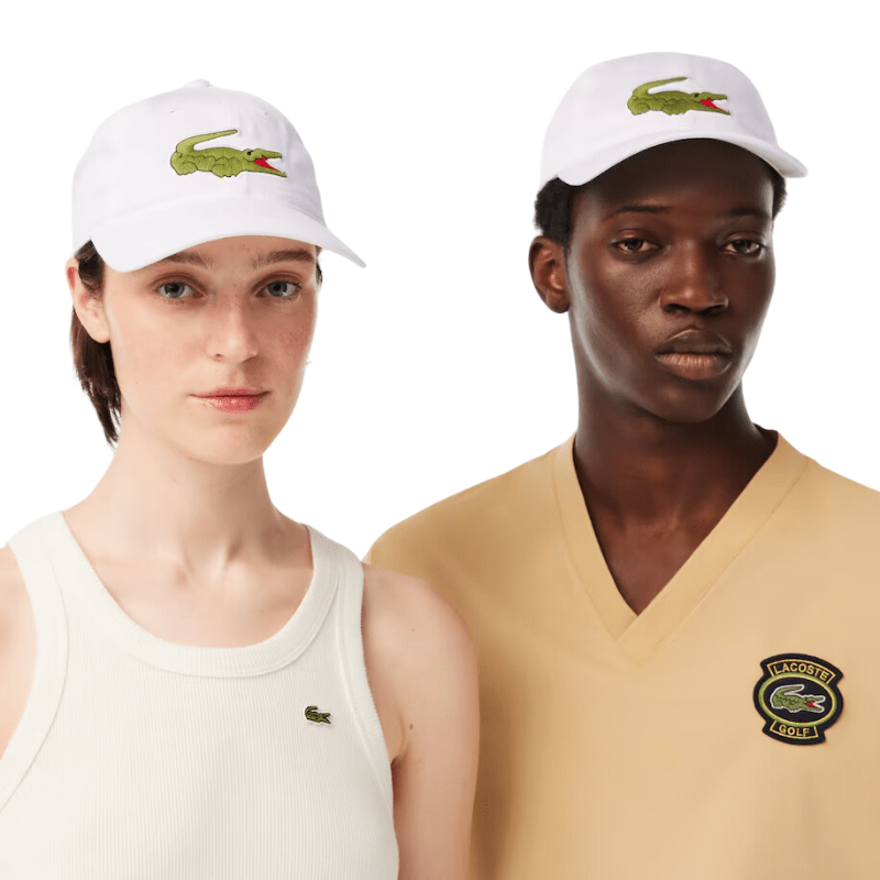 Lacoste Apparel AC Lacoste Unisex Adjustable Organic Cotton Twill Cap RK9871-001-CL.CL.ACAC