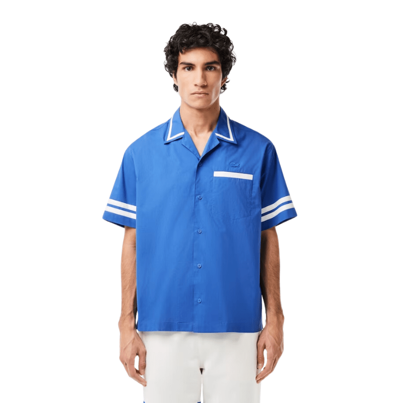 Lacoste Apparel Lacoste Branded Back Cotton Twill Shirt - Men's